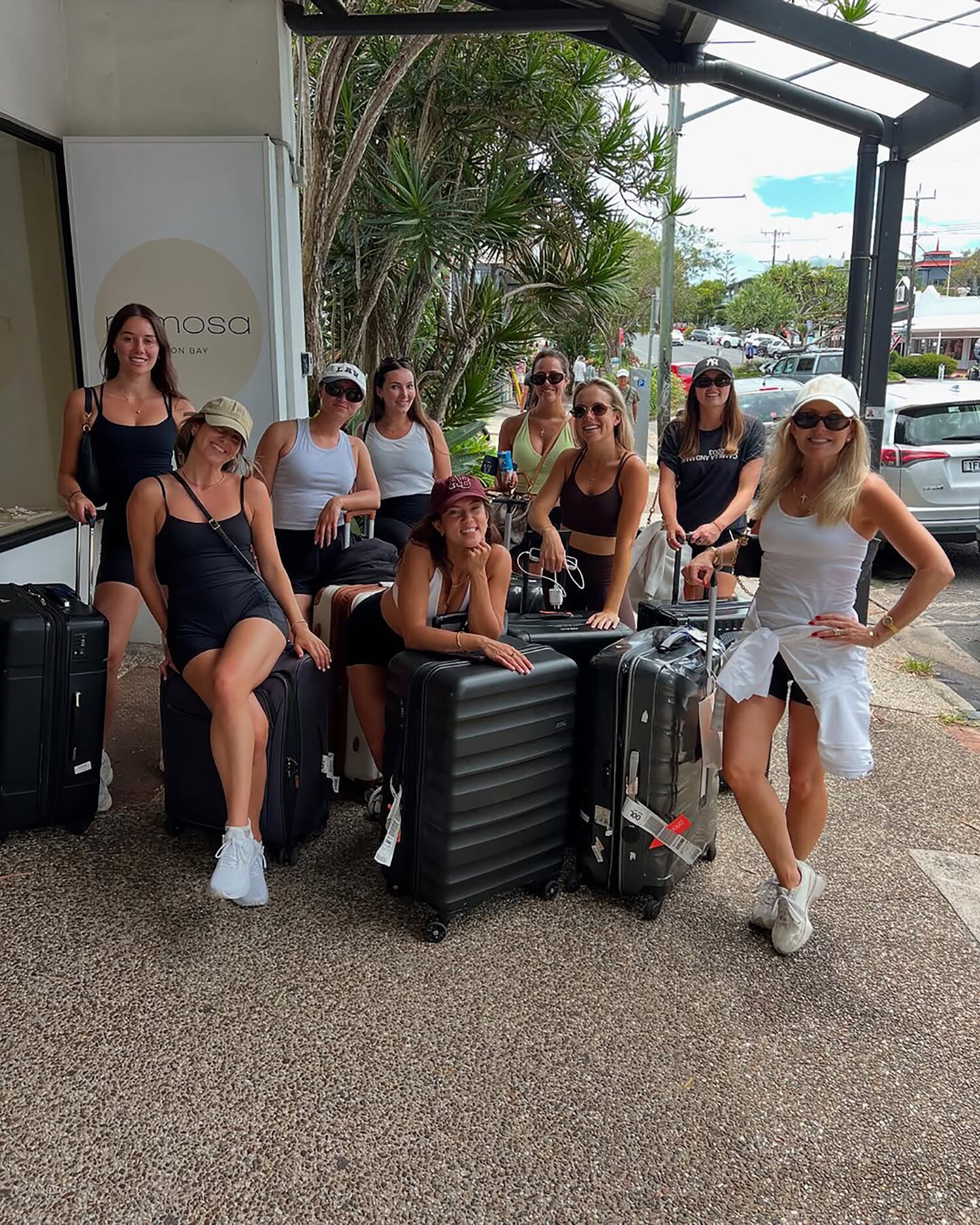 Caitlin O'Sullivan and her hen party were evicted from their Byron Bay Airbnb due to noise. 