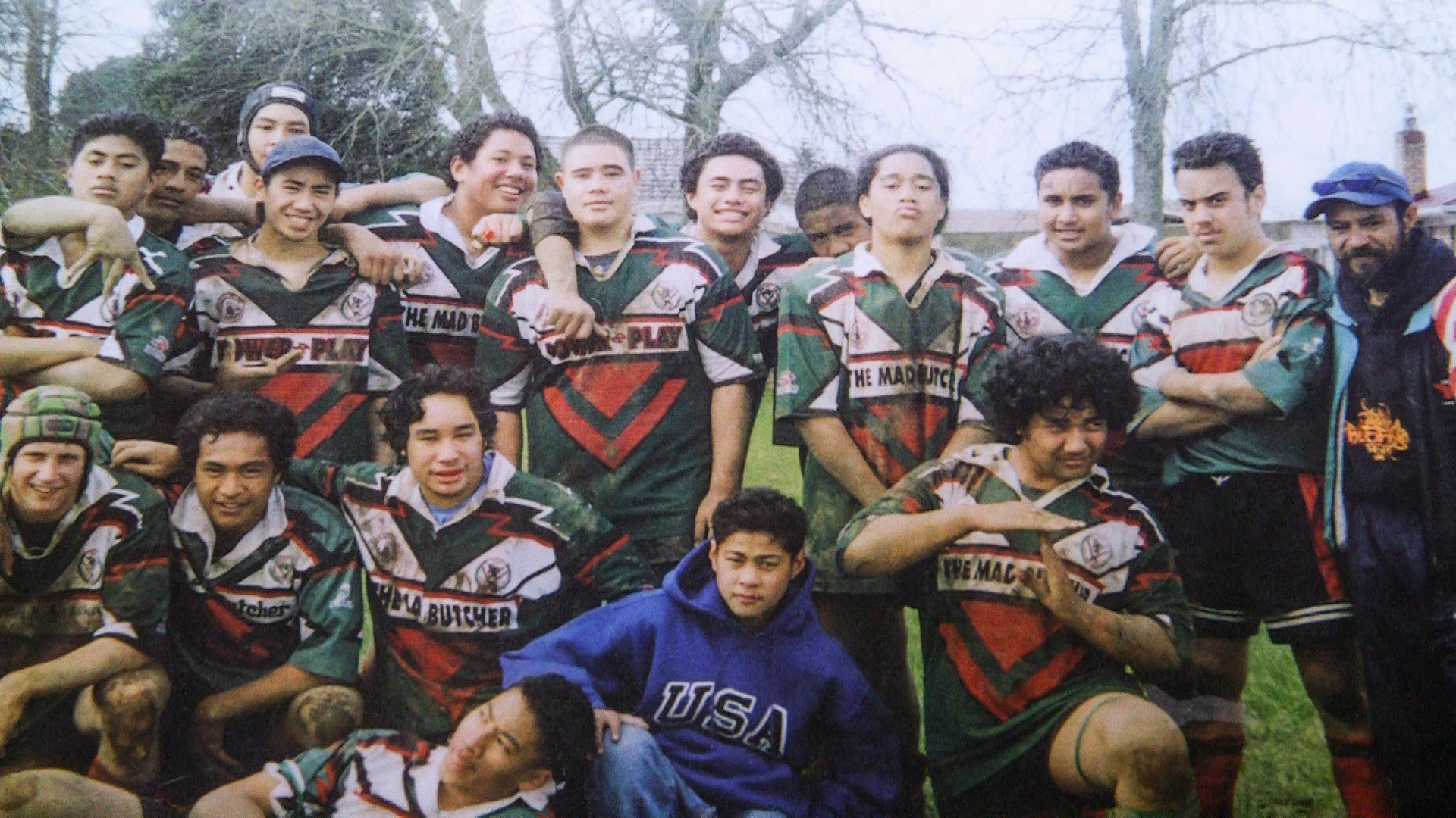 A smiling Sonny Fai (centre back row) and his Under-15 teammates. Photo / Supplied