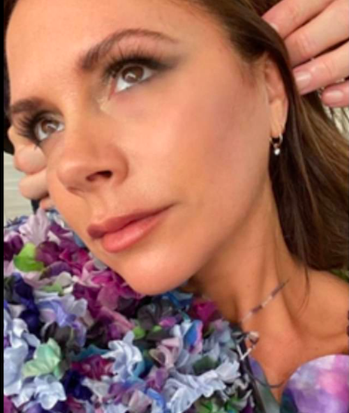 Fashion designer Victoria Beckham was snapped on Instagram wearing a pair of the bestselling Gypset earrings. Photo / Instagram
