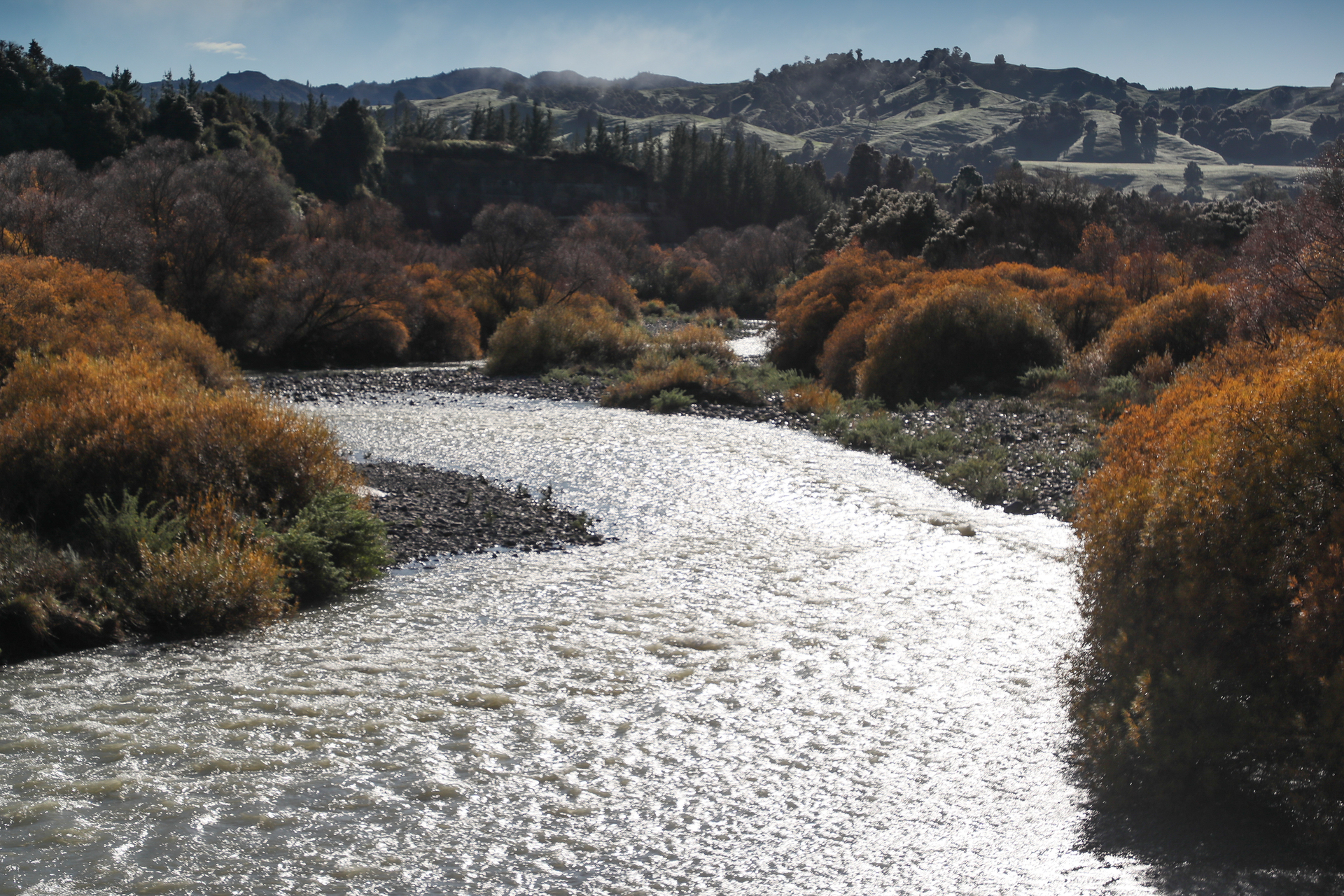 The Makaroro River, on which the Ruataniwha Dam was to have been constructed. Photo / Warren Buckland

