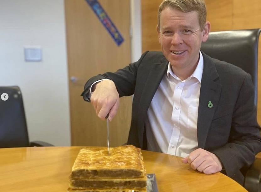Prime Minister Chris Hipkins is a fan of the good old sausage roll. Photo / File