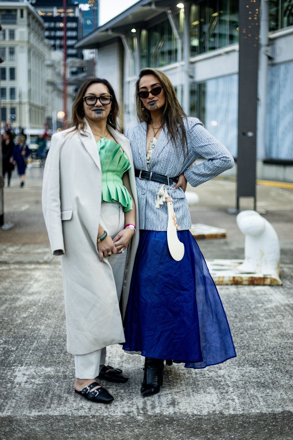 Te Rina Macleod and Huriana Mohi. Photo / Dean Purcell
