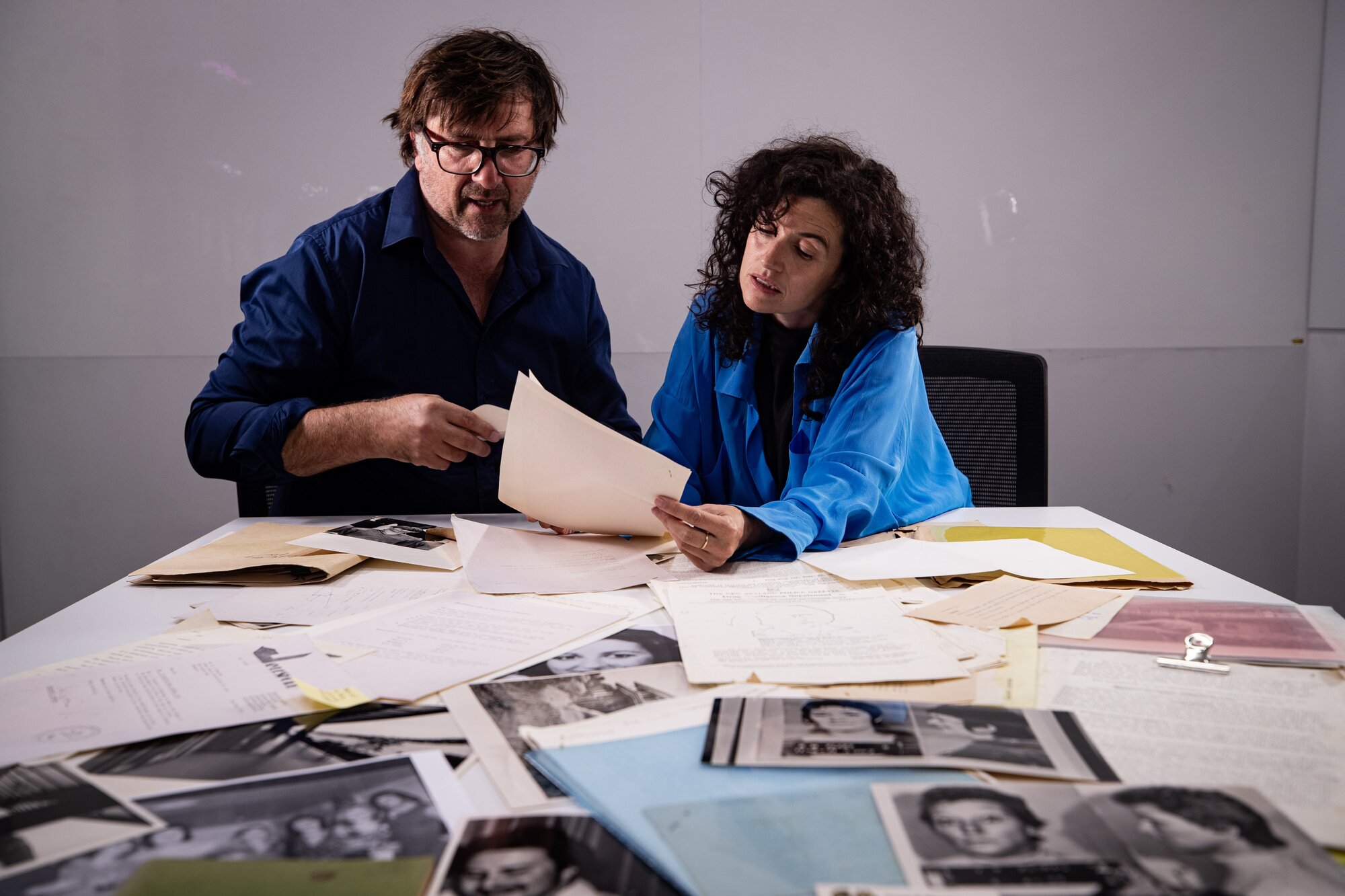 John Daniell and Noelle McCarthy, hosts of the upcoming podcast series Mr Asia: A Forgotten History. Photo / Dean Purcell