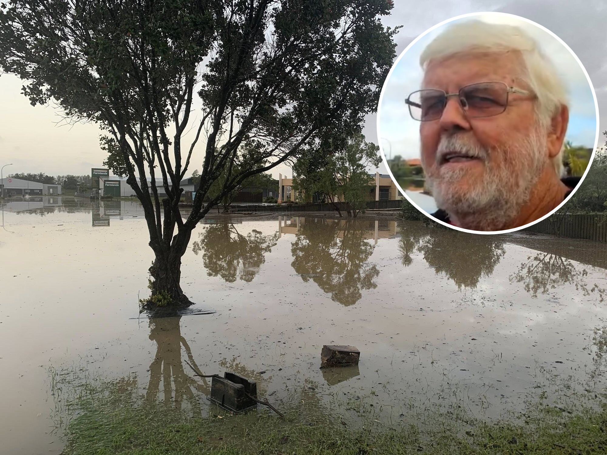 Kaitāia resident Dave Arrell was evacuated by emergency services on Thursday night. Photo / Brad Snow