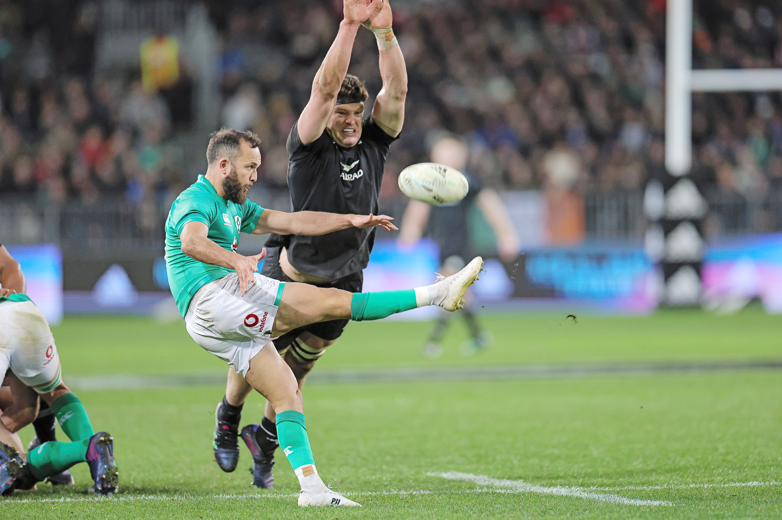 How much kicking will we see from the All Blacks and Ireland teams in Chicago tomorrow? Photo / Photosport
