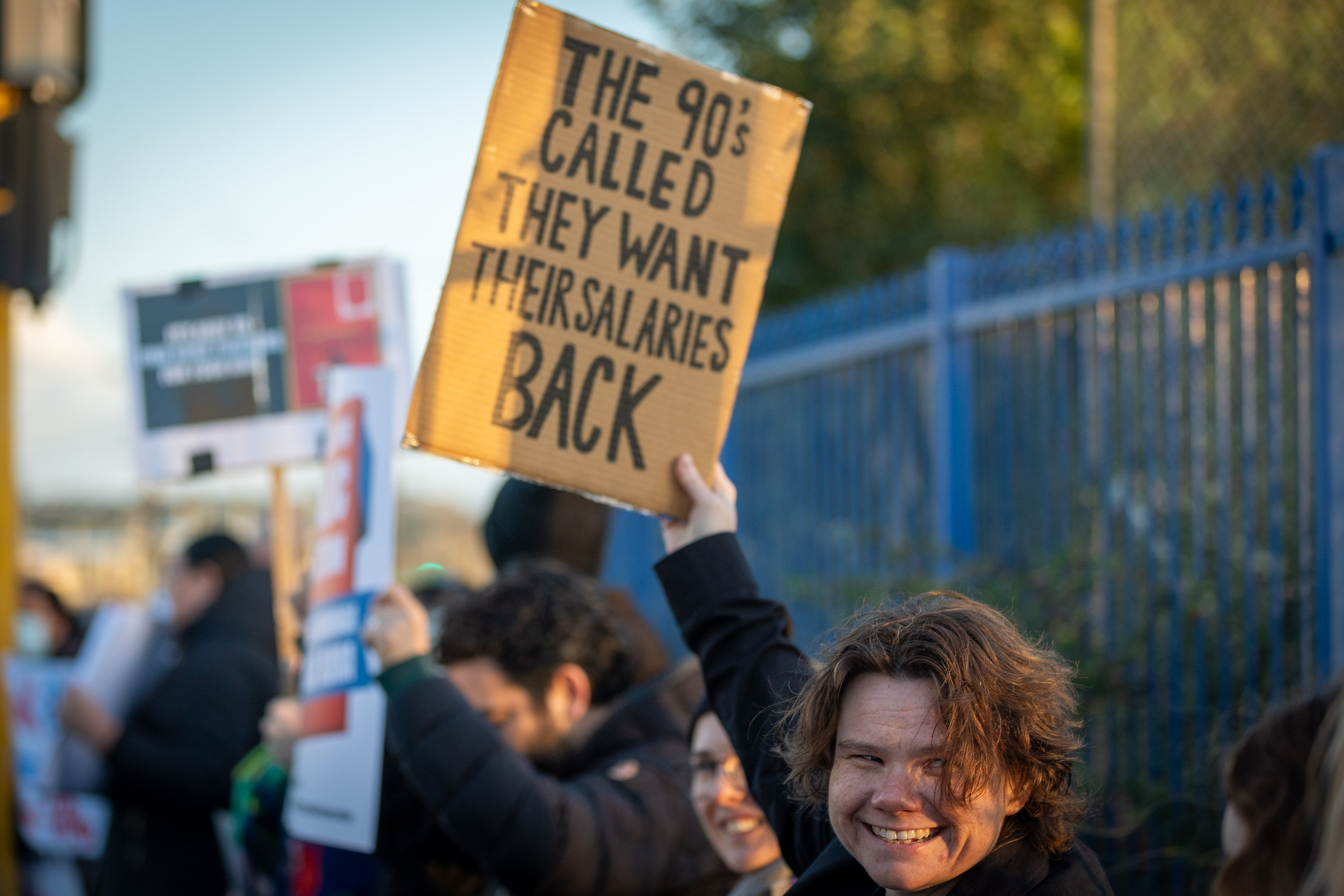 Secondary school teachers will again strike over the Government's pay offer - with action planned this month, following earlier strikes last month and in August. Photo / Michael Craig