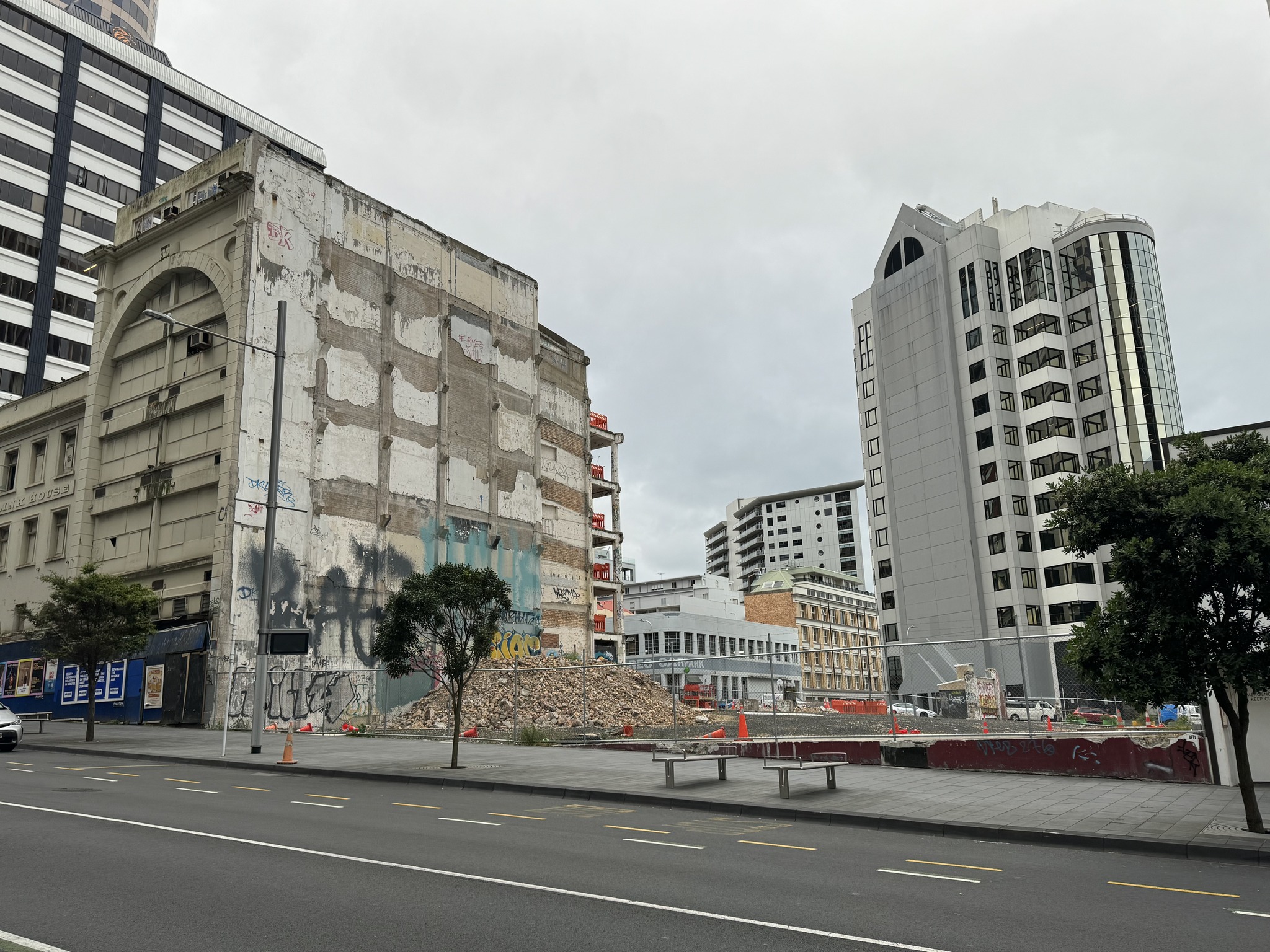 The Albert St site where buildings have been demolished in the central city. Photo / Chris Keall