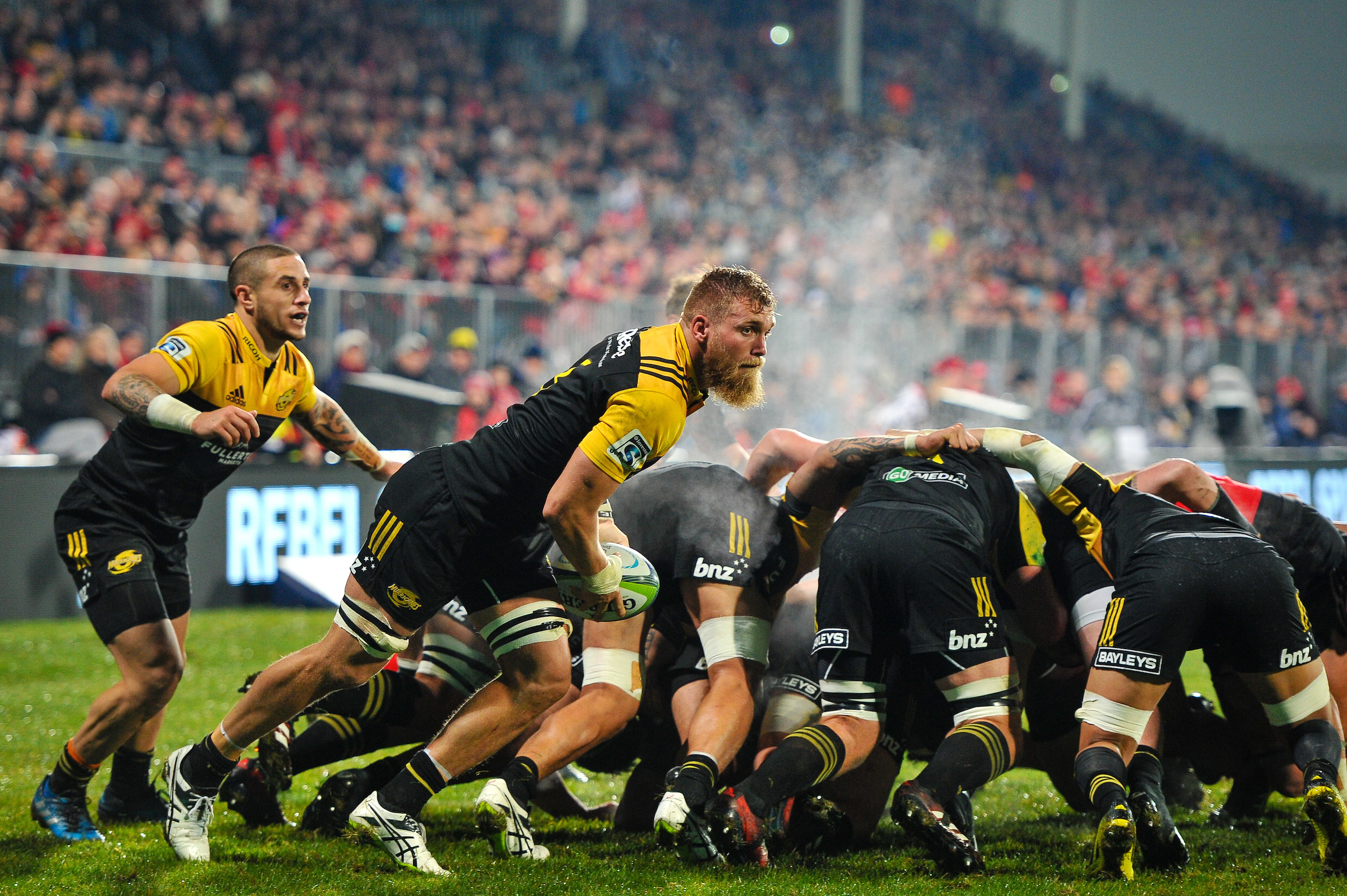 Brad Shields and his family have resettled in Wellington after a stint overseas. Photo / Photosport