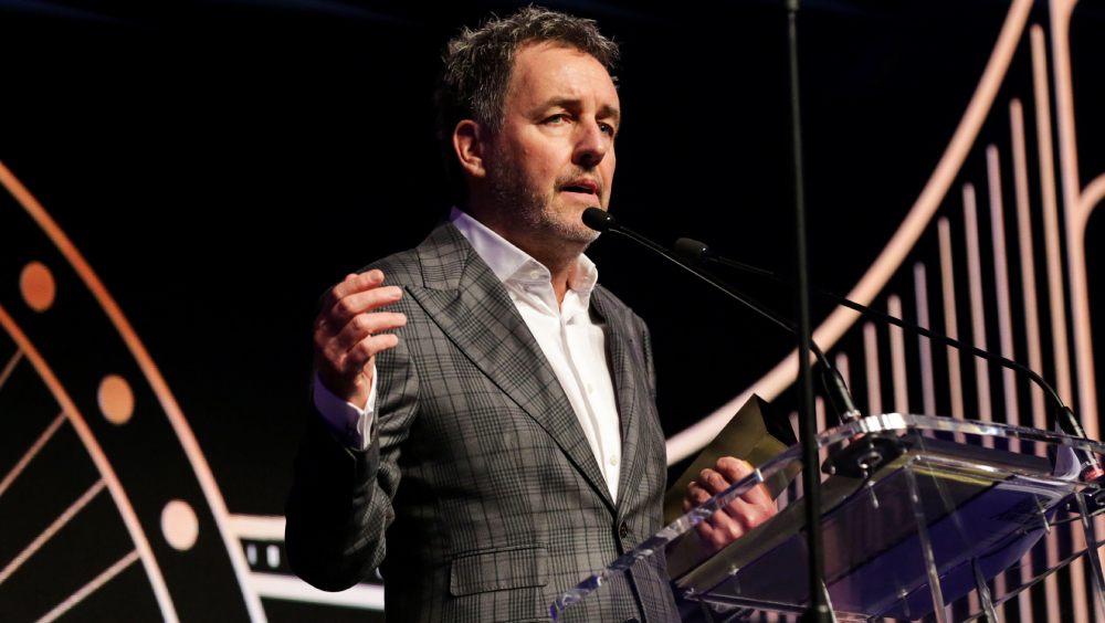 Mike Hosking was named the Sir Paul Holmes Broadcaster of the Year. Photo / Sylvie Whinray