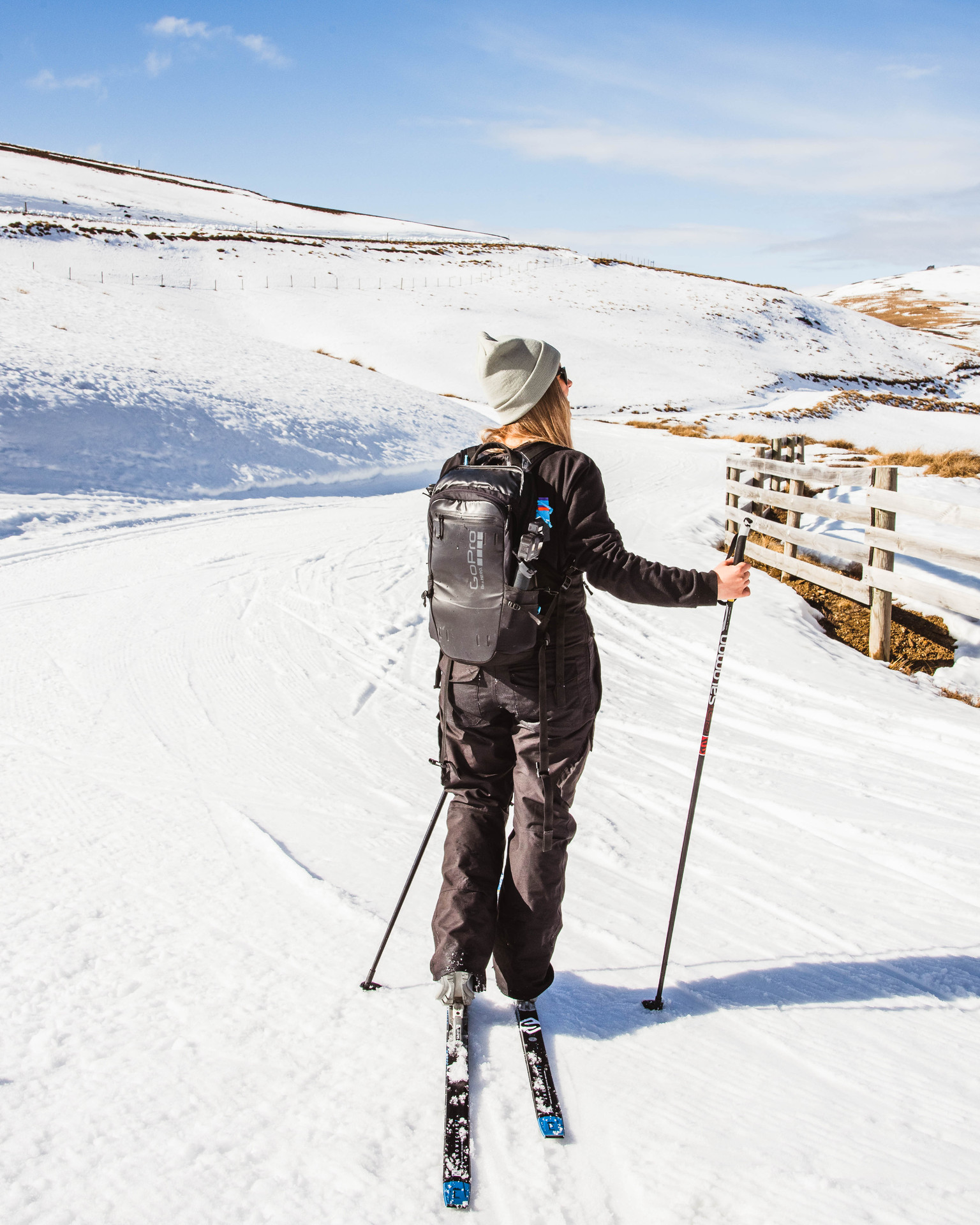 Cross country ski at Wanaka's Snow Farm. Photo / Lake Wanaka, Sophie Piearcey
