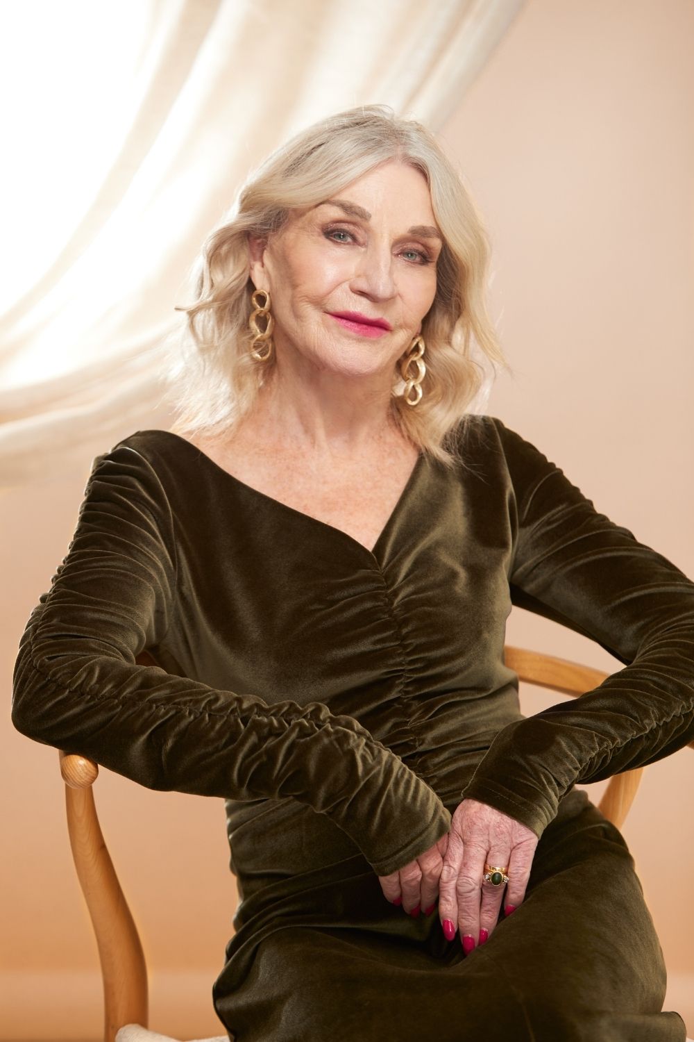 Trish, 76, says of the shoot: 