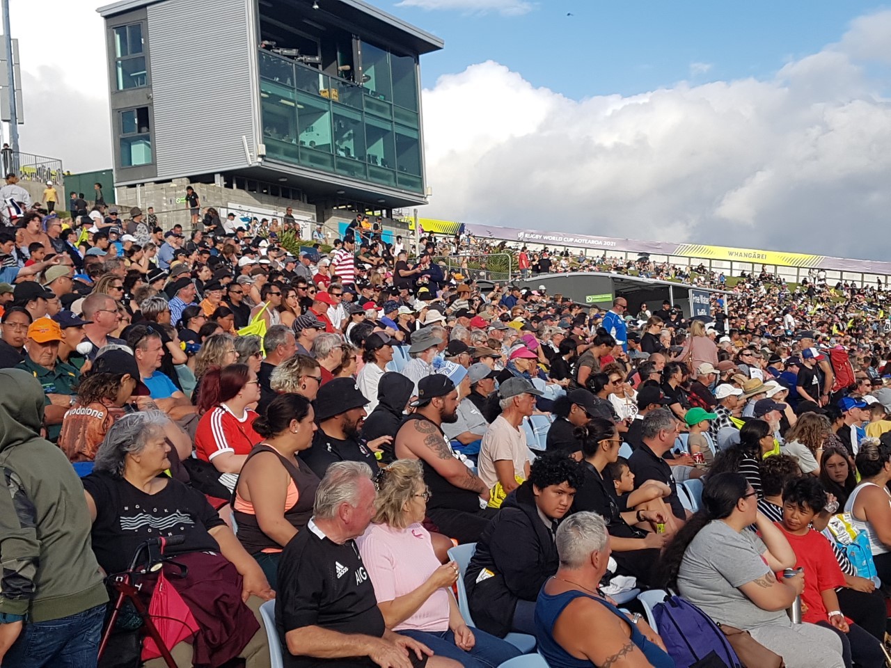 The large crowd at Northland Events centre gets ready for the action.  Photo / Mike Dinsdale