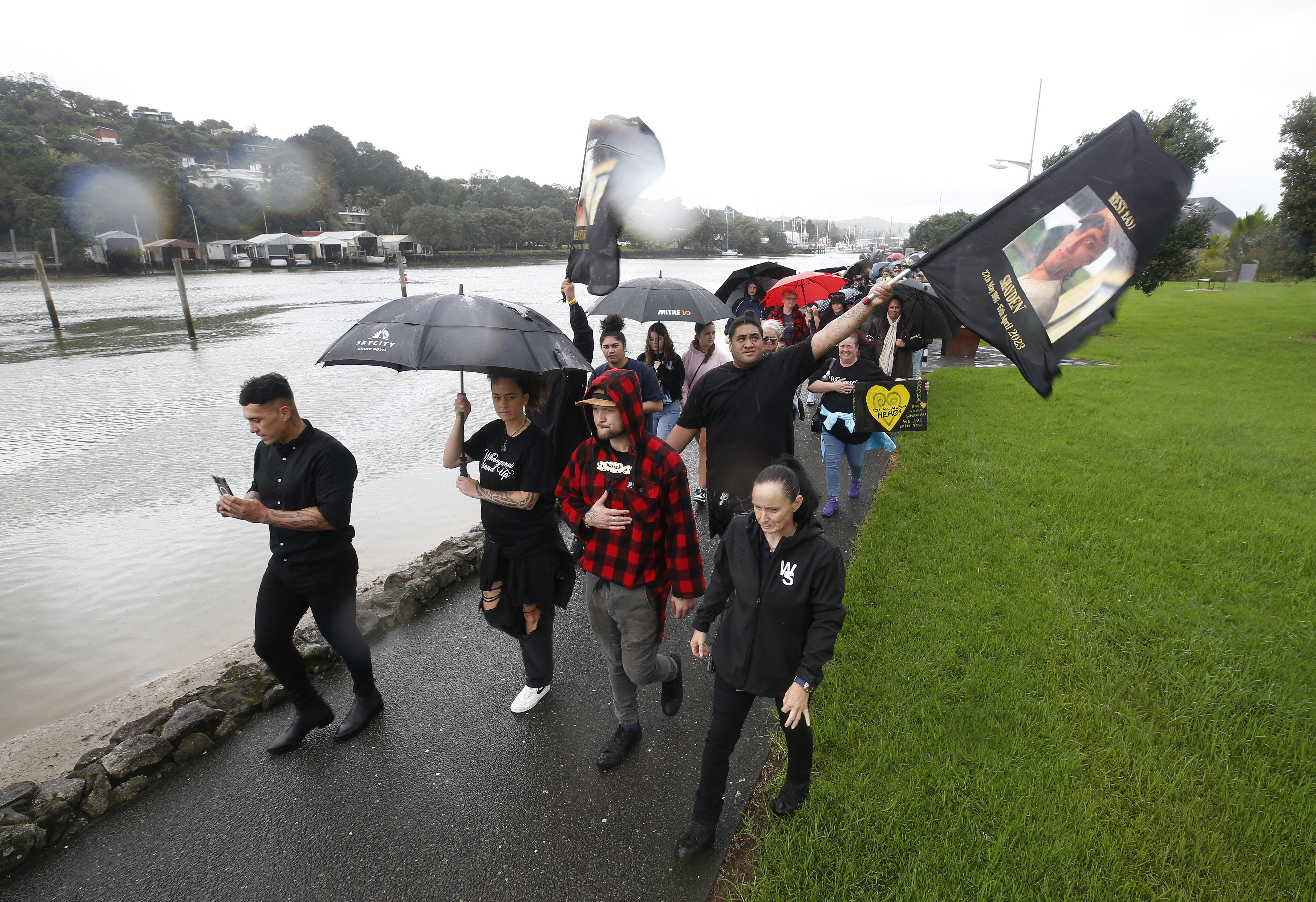 Shayden Perkinson's death led to a demonstration in Whangārei calling out violence in the city. Photo / Michael Cunningham