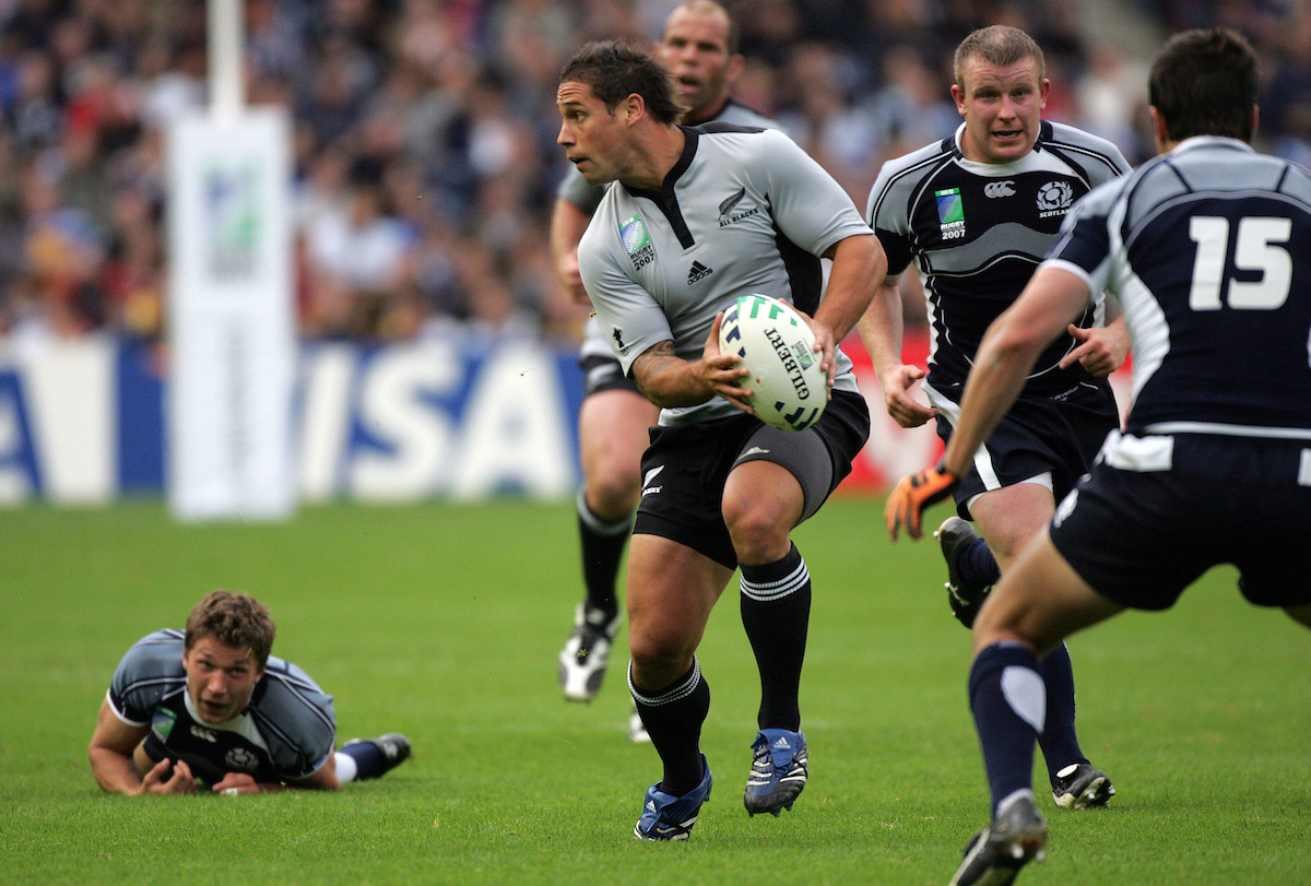 There was a kit clash in the All Blacks v Scotland game. Photo / Photosport