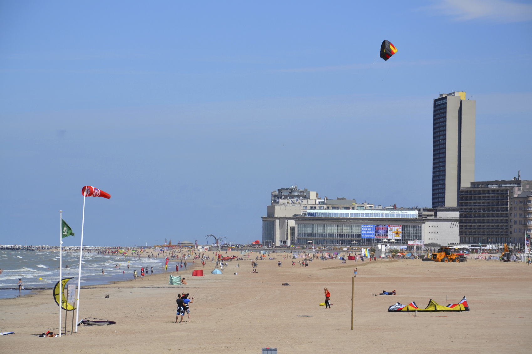 Kiteflying at Oostende, Belgium. Photo / iStock