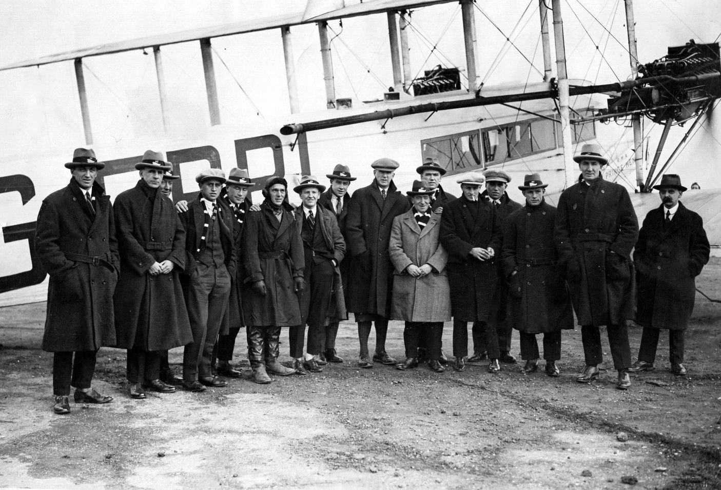 Members of the winning All Blacks Invincibles who toured the UK in 1925. Photo / Supplied