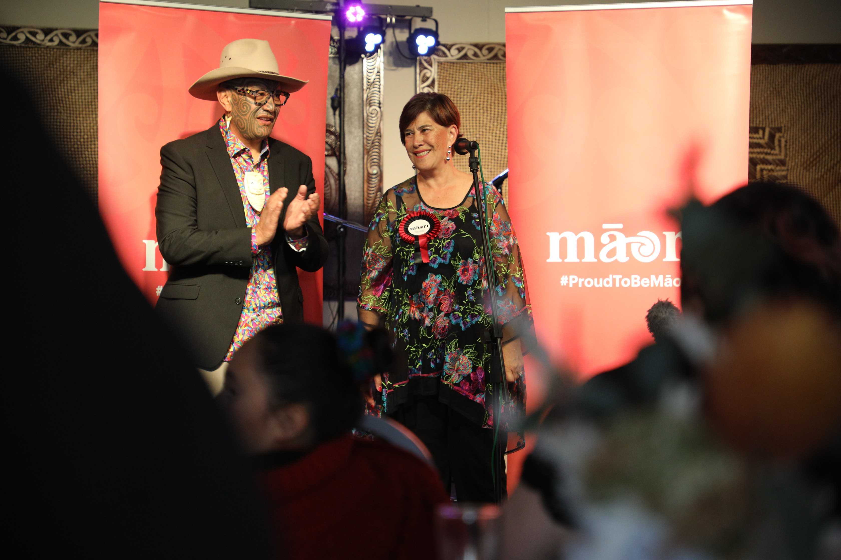 Rawiri Waititi and Merepeka Raukawa-Tait. Photo / Andrew Warner