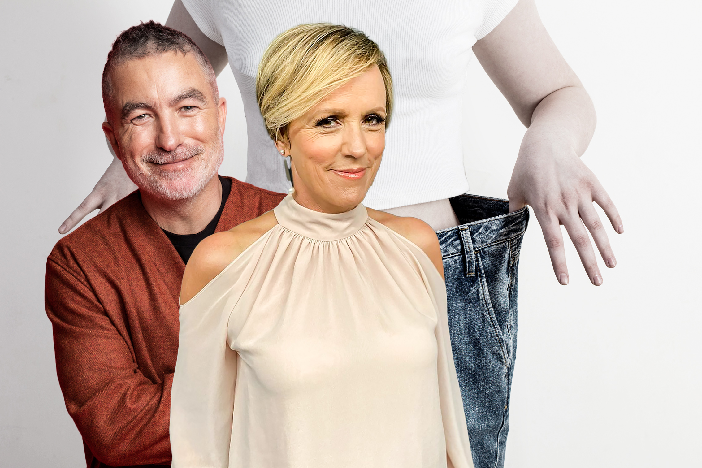 Both Dai Henwood and Hilary Barry have been targetted by scammers pushing weight loss supplements.