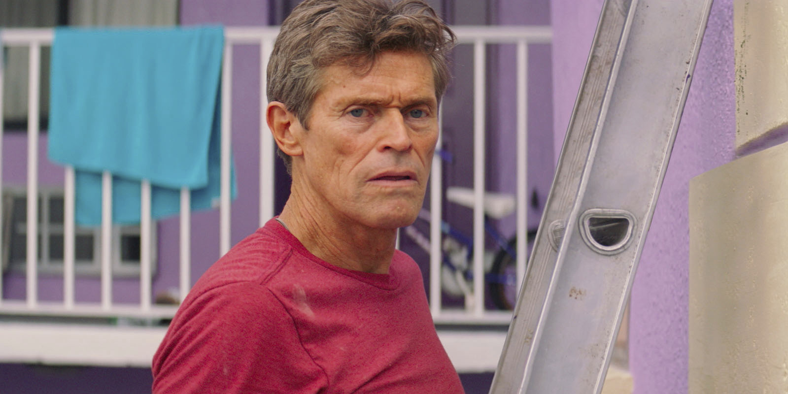 Willem Dafoe in The Florida Project, which has earned him a Golden Globe nomination for best supporting actor. Photo / AP