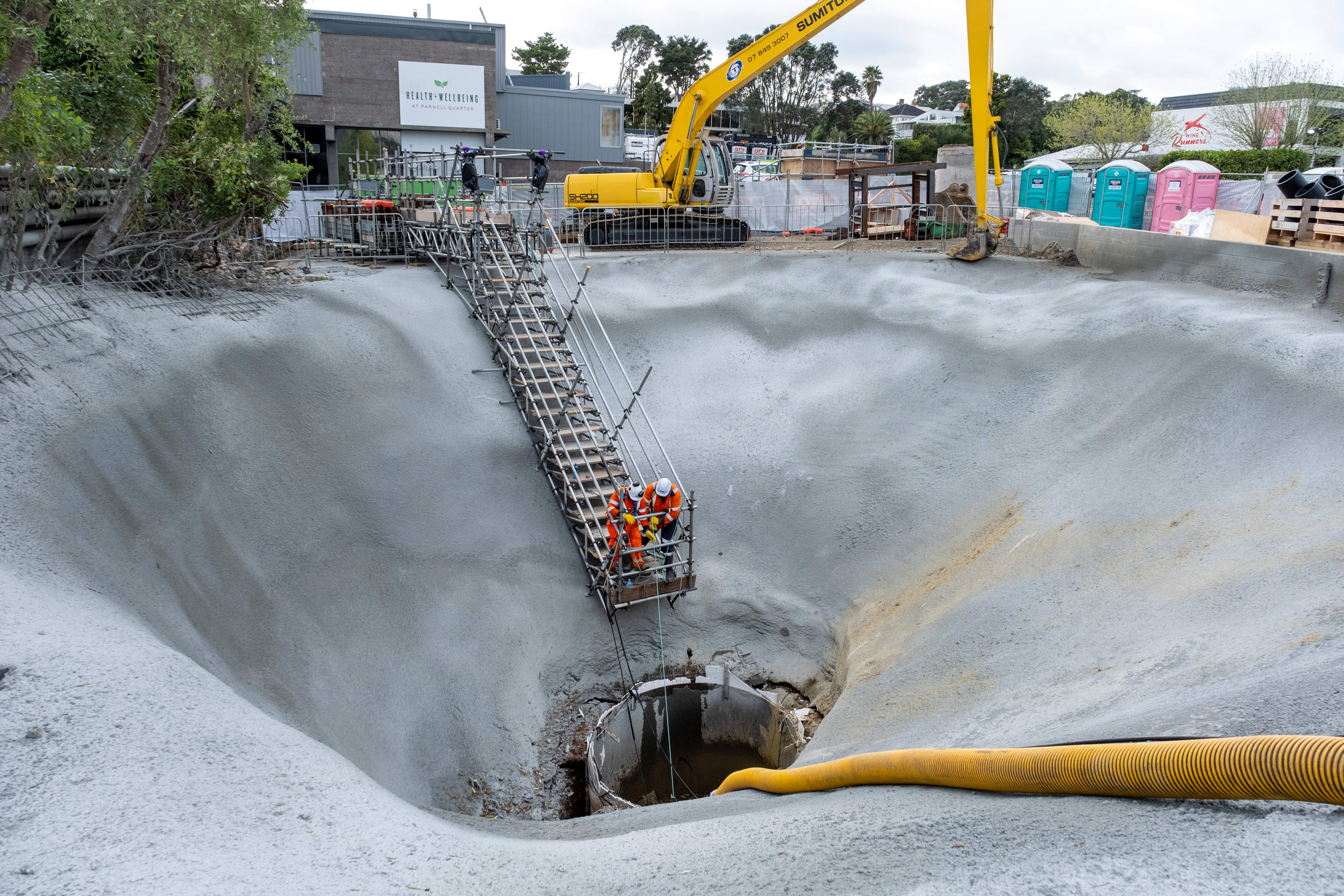 Seymour said in Parnell, a building fell into a sinkhole two years ago after a 120-year-old brick sewer imploded.