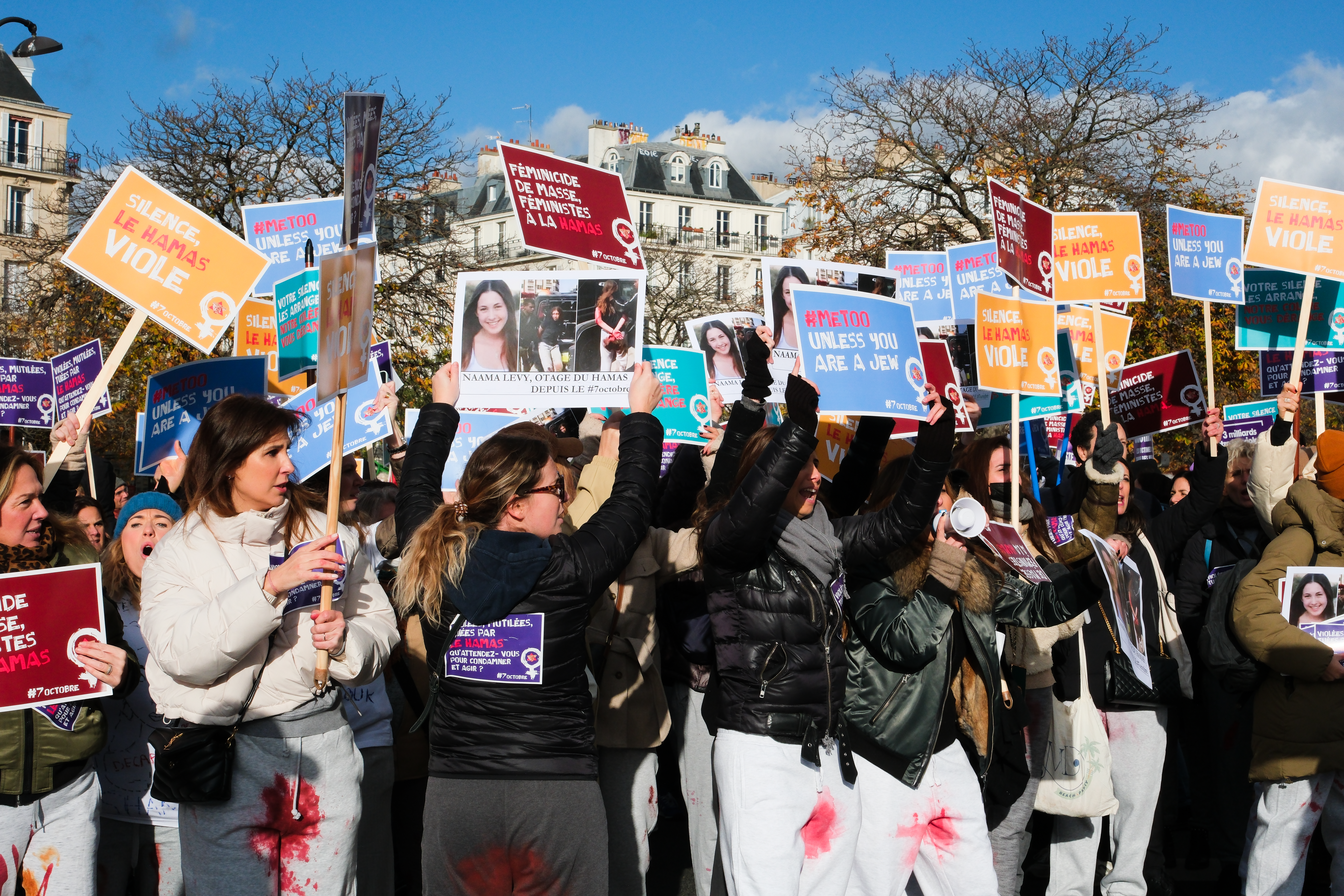 Members of the October 7 collective are denouncing the ''silence'' of feminists regarding the sexual crimes committed against Israeli women by Hamas terrorists during the attacks of October 7. Photo / Getty Images