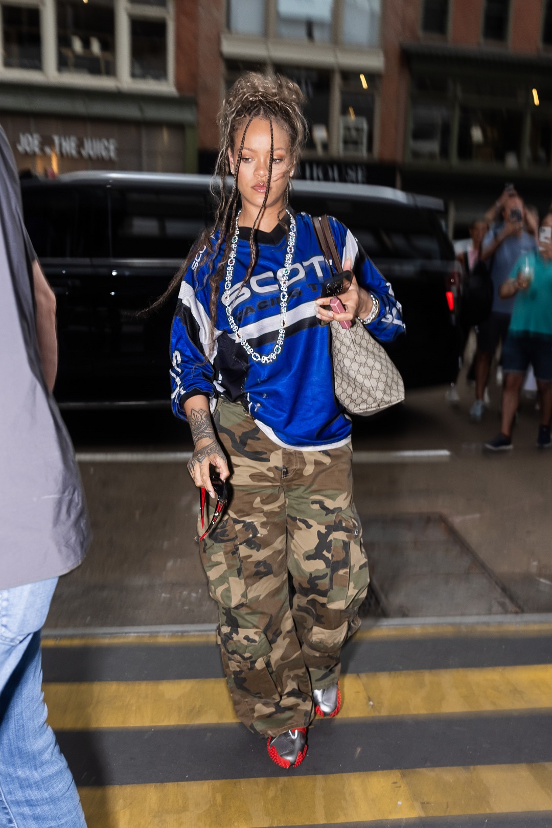 Rihanna in the Flat Iron District in New York City. Photo / Getty Images