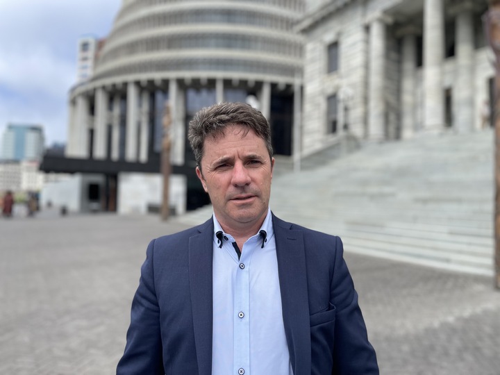 Nigel Matthews of the Retirement Villages Residents Association - one of many who wants the Government to updated outdated law which severely disadvantages residents. He is pictured here at Parliament as he was about to argue the case. His work has today paid off. Photo / NZME