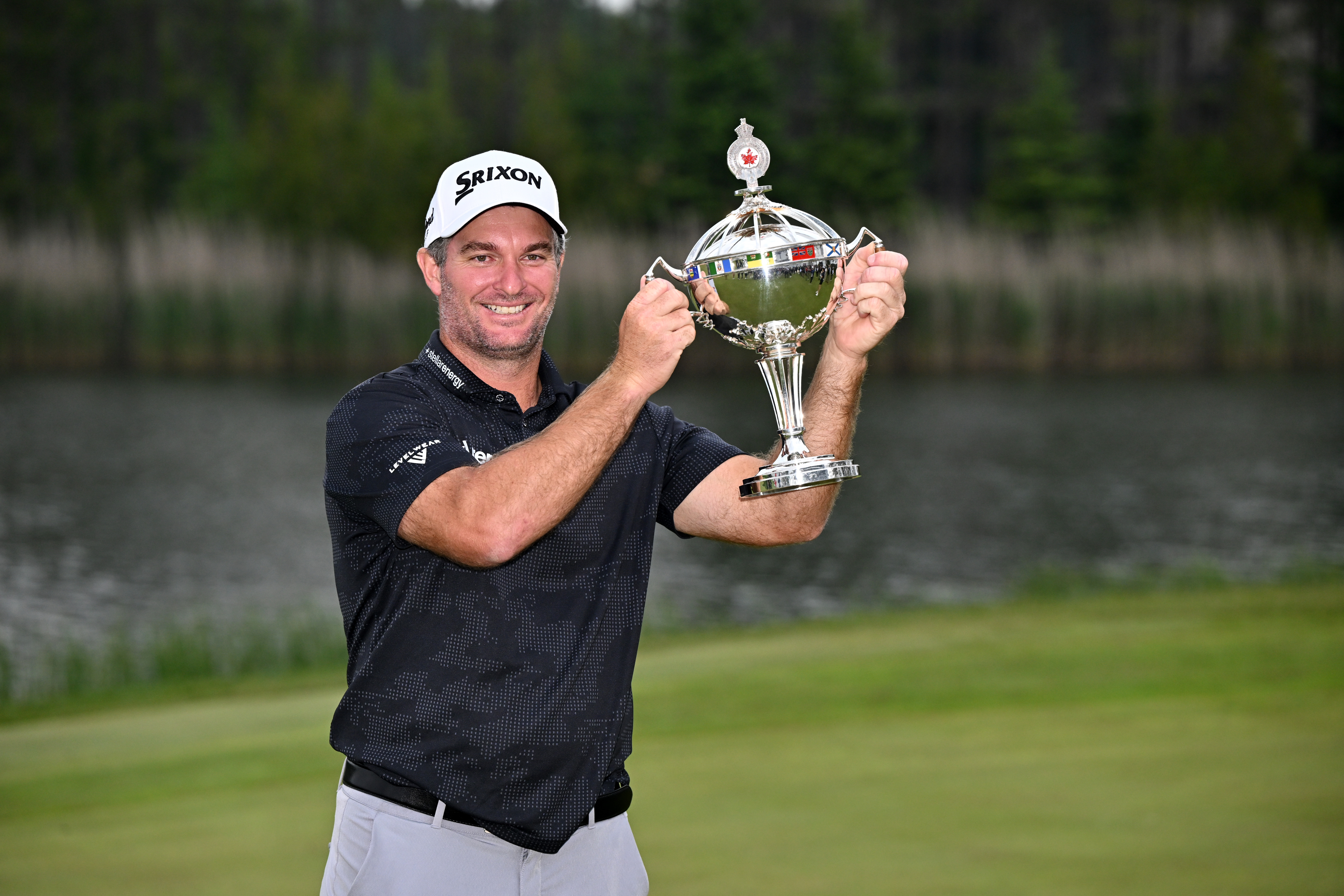 Ryan Fox poses with the trophy after winning the RBC Canadian Open. Photo / Getty Images