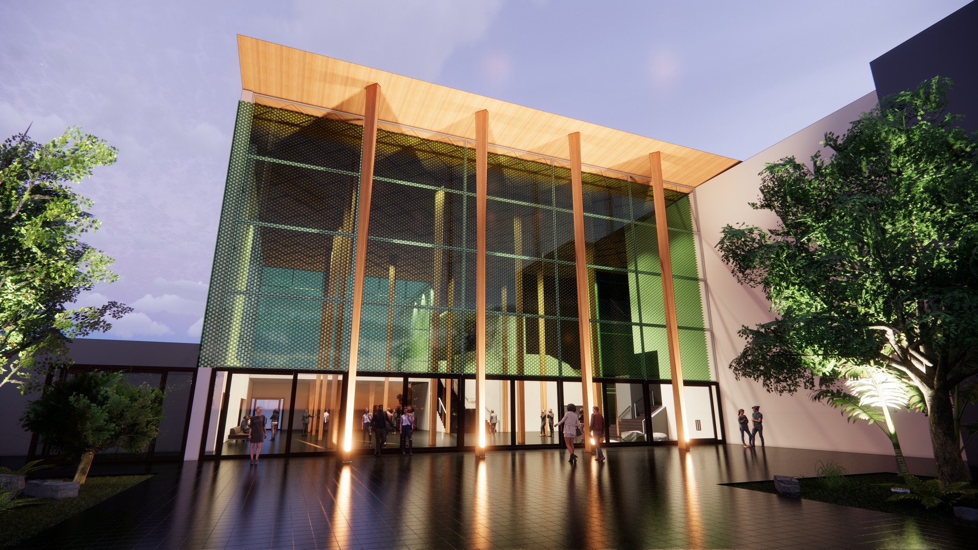 Forum North Trust 2013's artist's impression of the proposed new 850-seat theatre it's proposing for Whangārei. Photo / Supplied