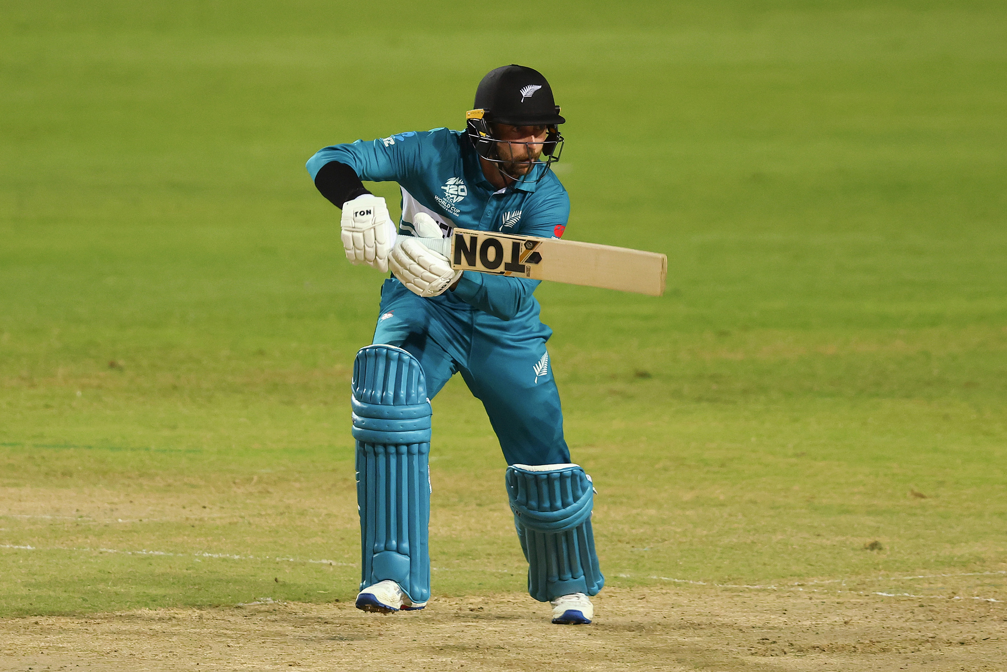 Devon Conway scored 22 not out to guide New Zealand home. Photo / Getty Images