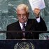 Palestinian President Mahmoud Abbas holds a letter requesting recognition of Palestine as a state. Photo / AP