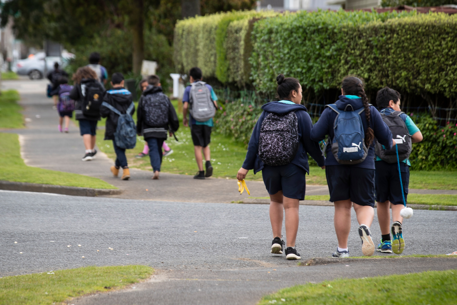 Rowandale School students. Photo / Jason Oxenham