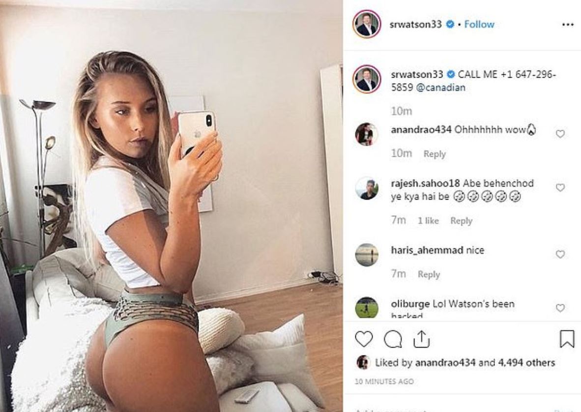 Shane Watson apologises after disgraceful photos published on hacked  Instagram and Twitter accounts - NZ Herald