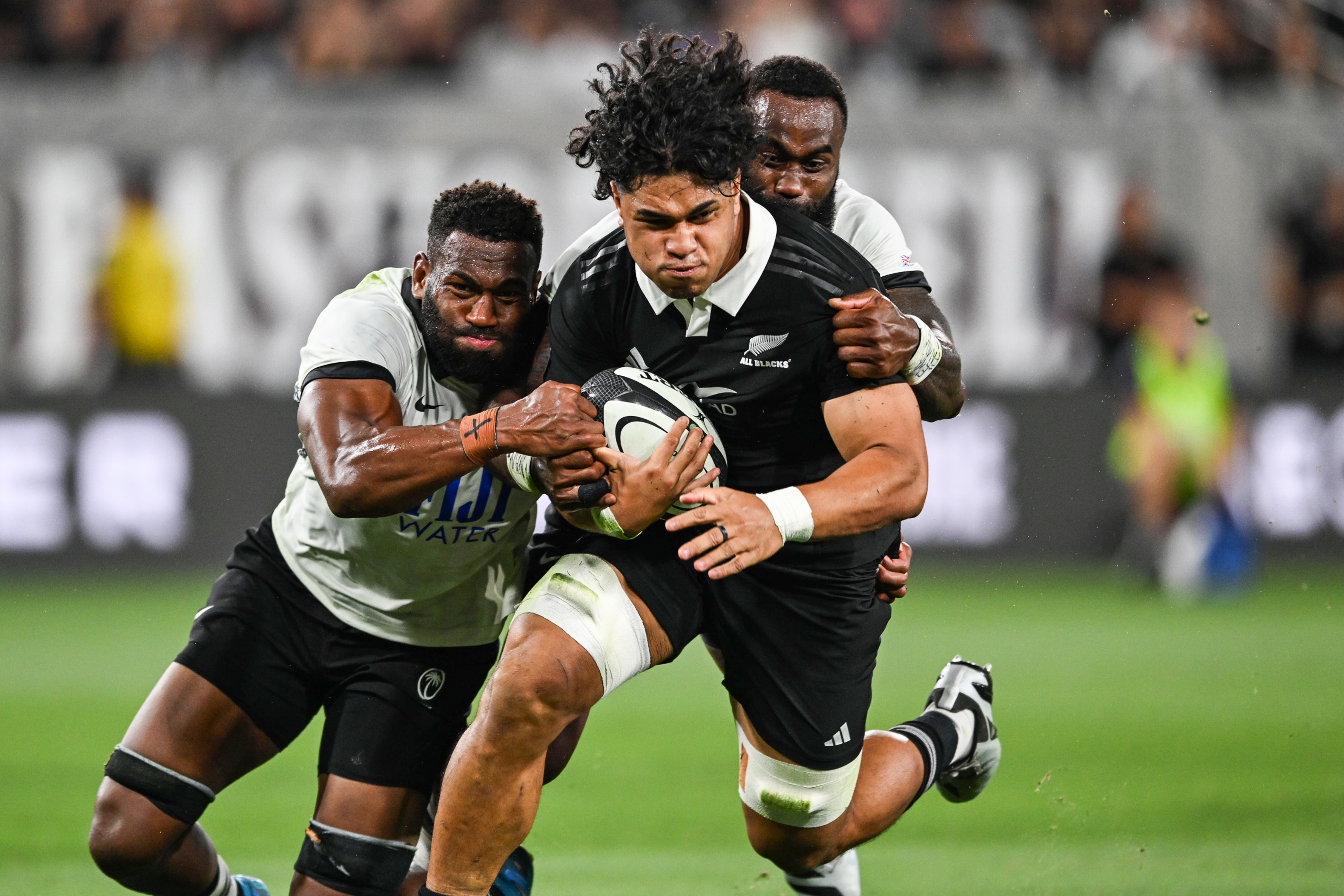 Wallace Sititi made an immediate impact for the All Blacks. Photo / Photosport