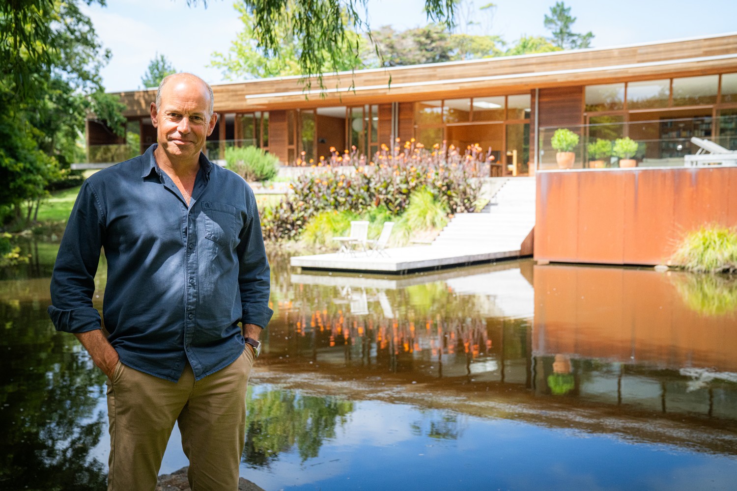 Phil Spencer is back in the country to film a second season of NZ's Best Homes. Photo / TVNZ