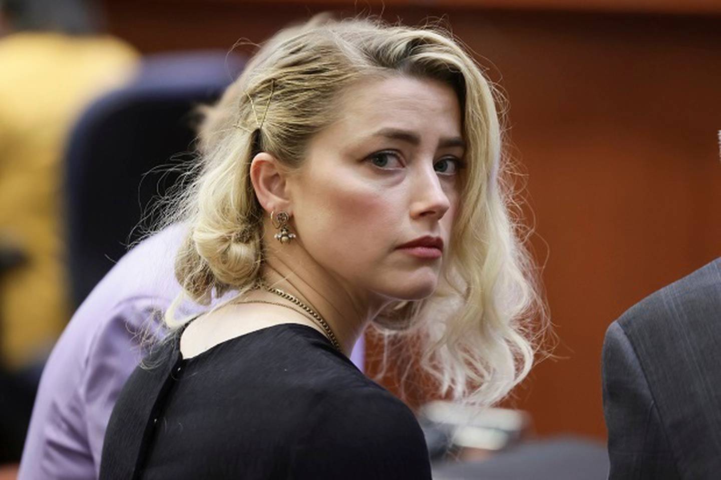 Amber Heard has rubbished claims she's been cut from the Aquaman sequel. Photo / Getty Images