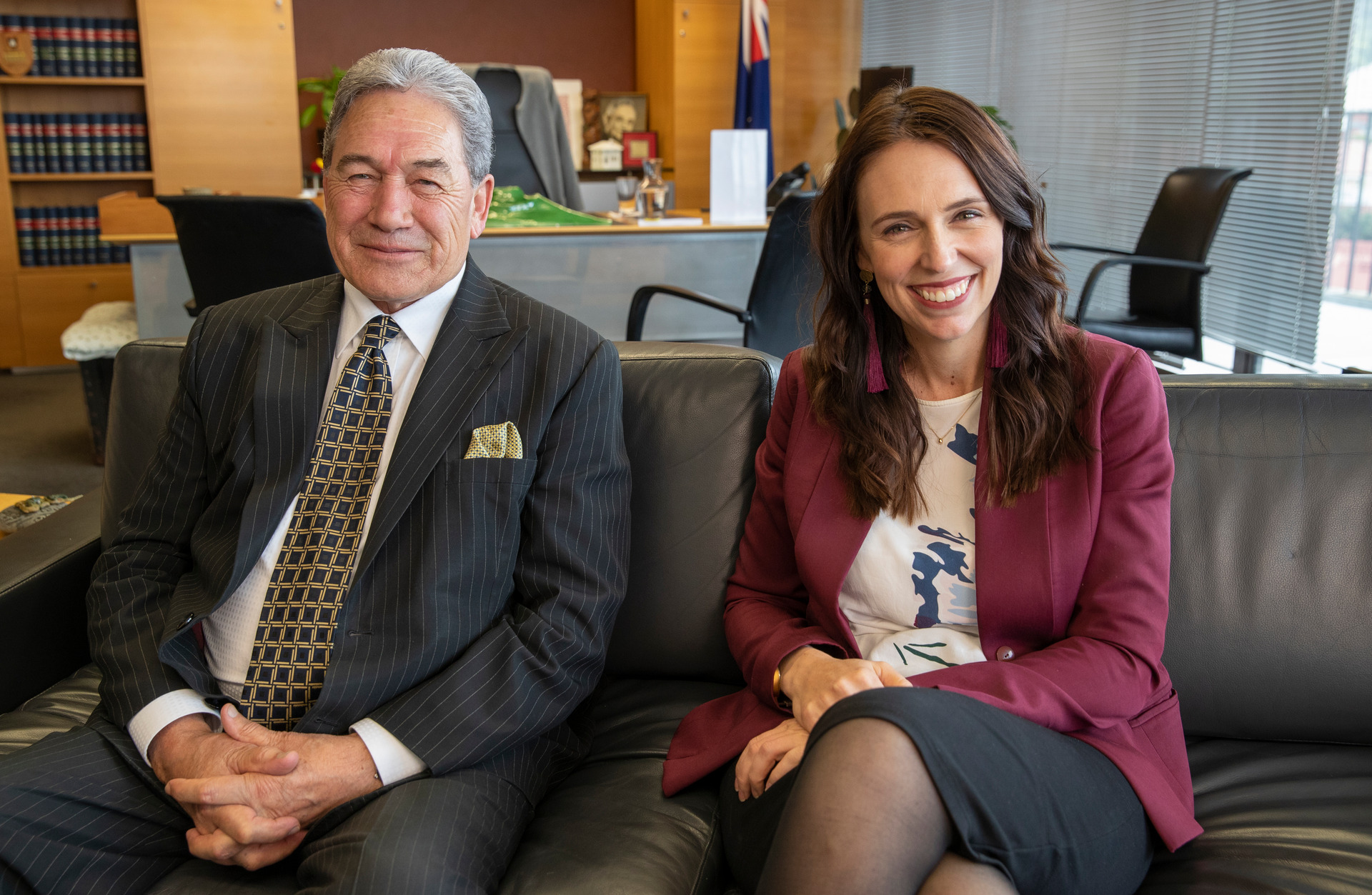 In 2018, PM Jacinda Ardern and Winston Peters did joint interviews with the media. It was never repeated. Photo / Mark Mitchell 