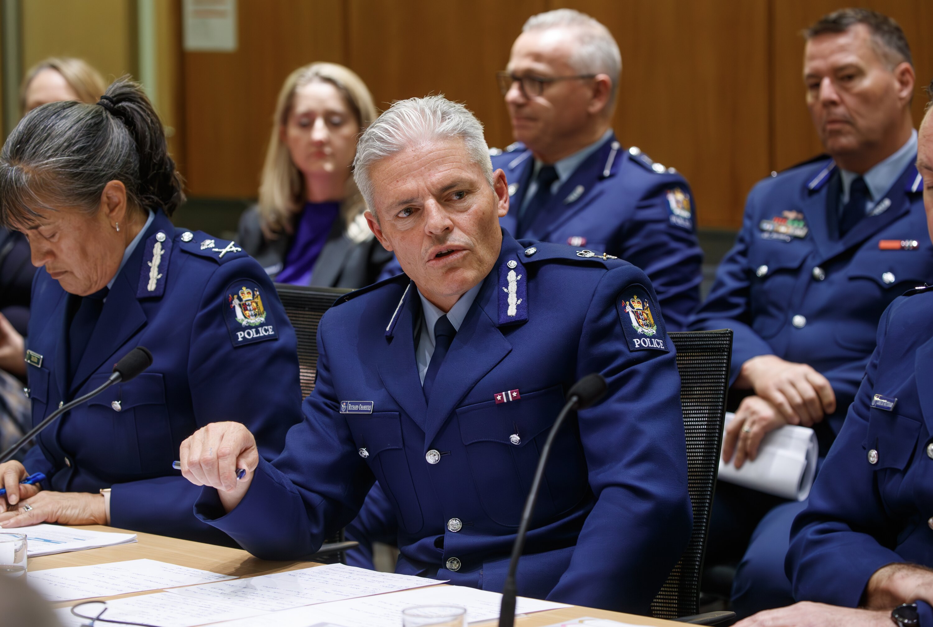 Police Commissioner Richard Chambers warned MPs training quality would not be compromised. Photo / Mark Mitchell








