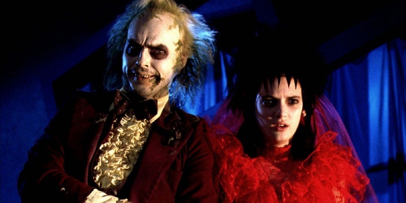 Winona Ryder and Michel Keaton in the 1988 film Beetlejuice. Photo / Supplied
