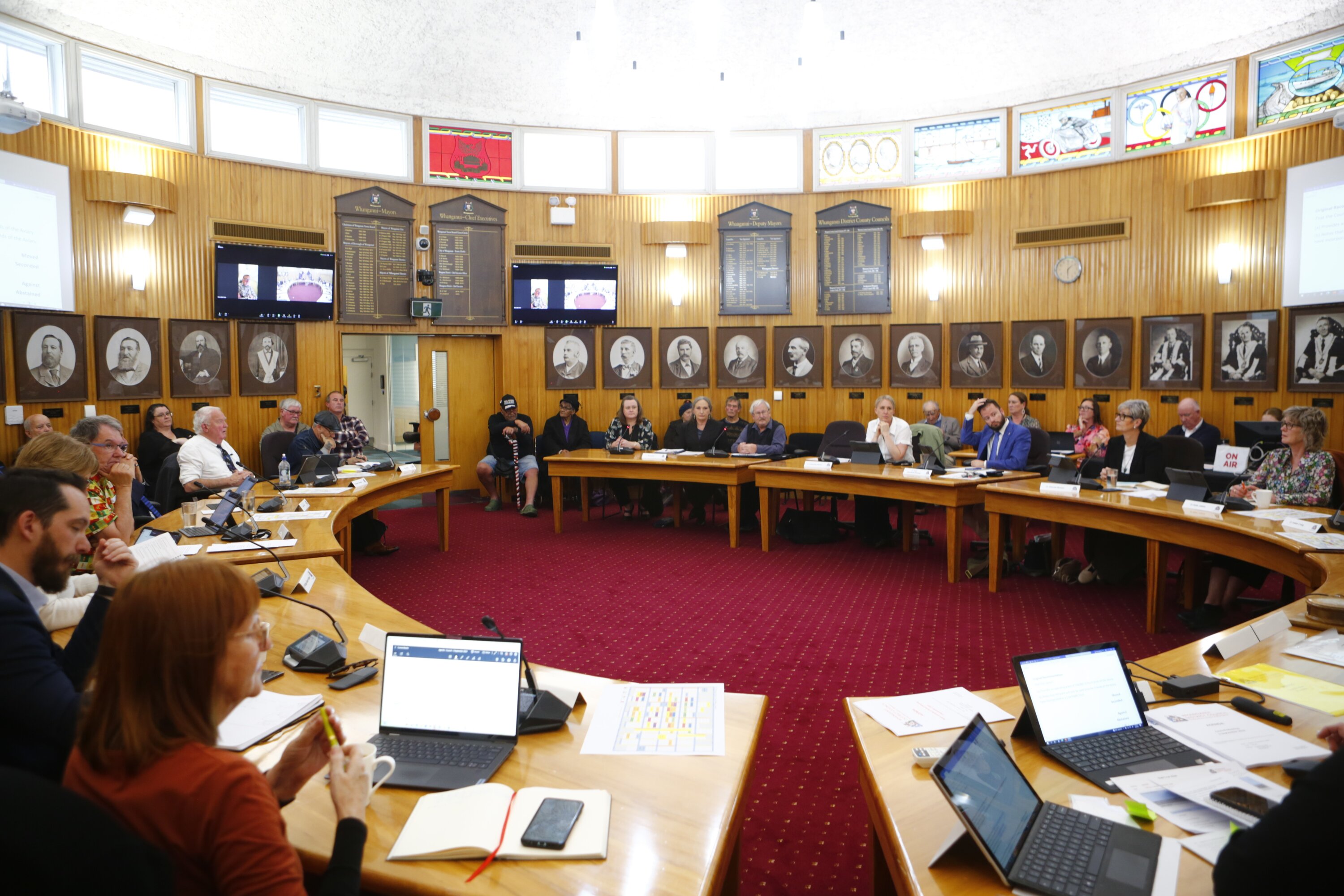 A protest vote was made by councillors to reject a motion noting the requirement for a binding poll in 2025. Photo / Mike Tweed