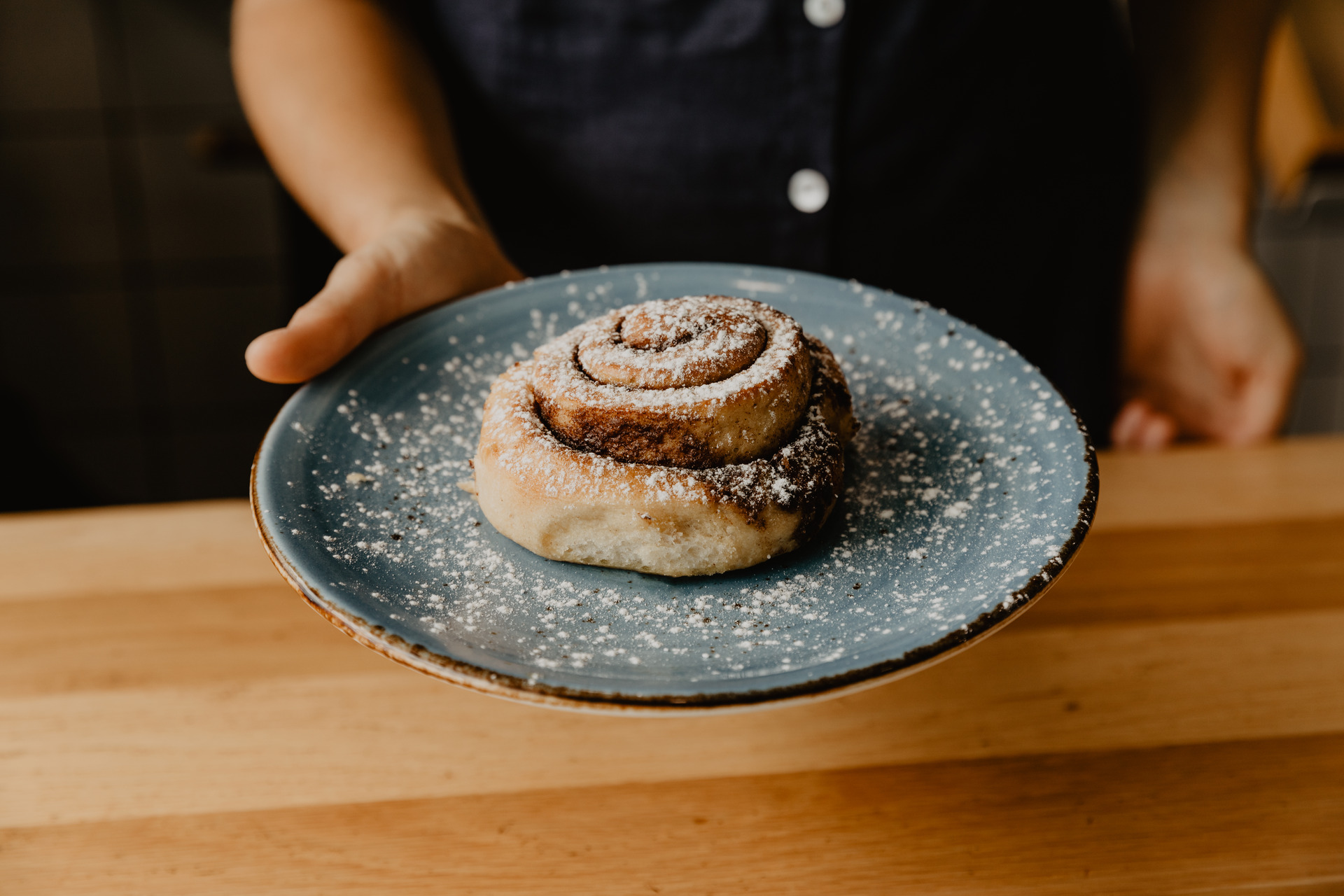 Cinnamon Roll from Tay Street Store in Mount Manganui. Photo: Supplied