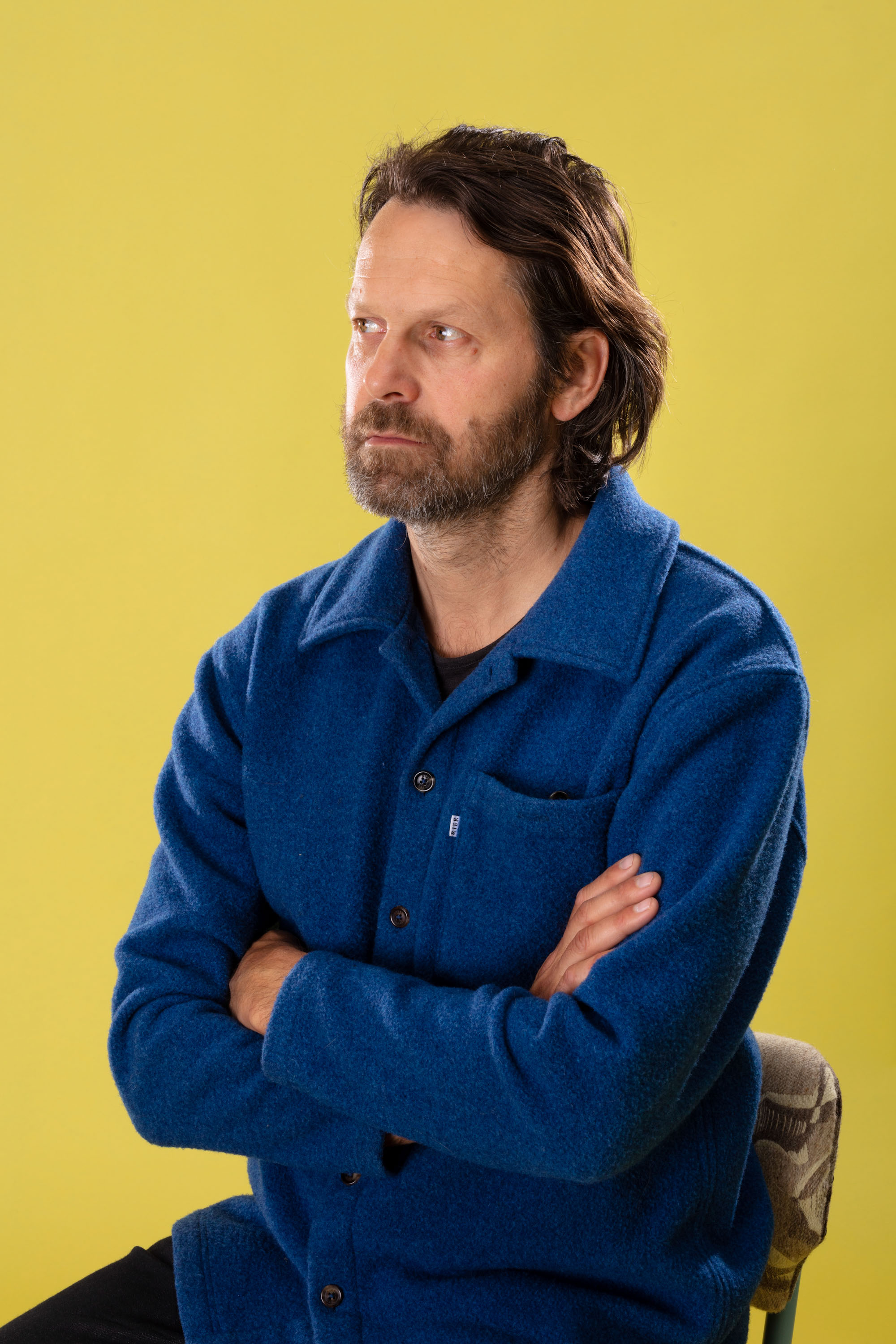London-based artist Martino Gamper is in town for the Aotearoa Art Fair. Photo / Angus Mill