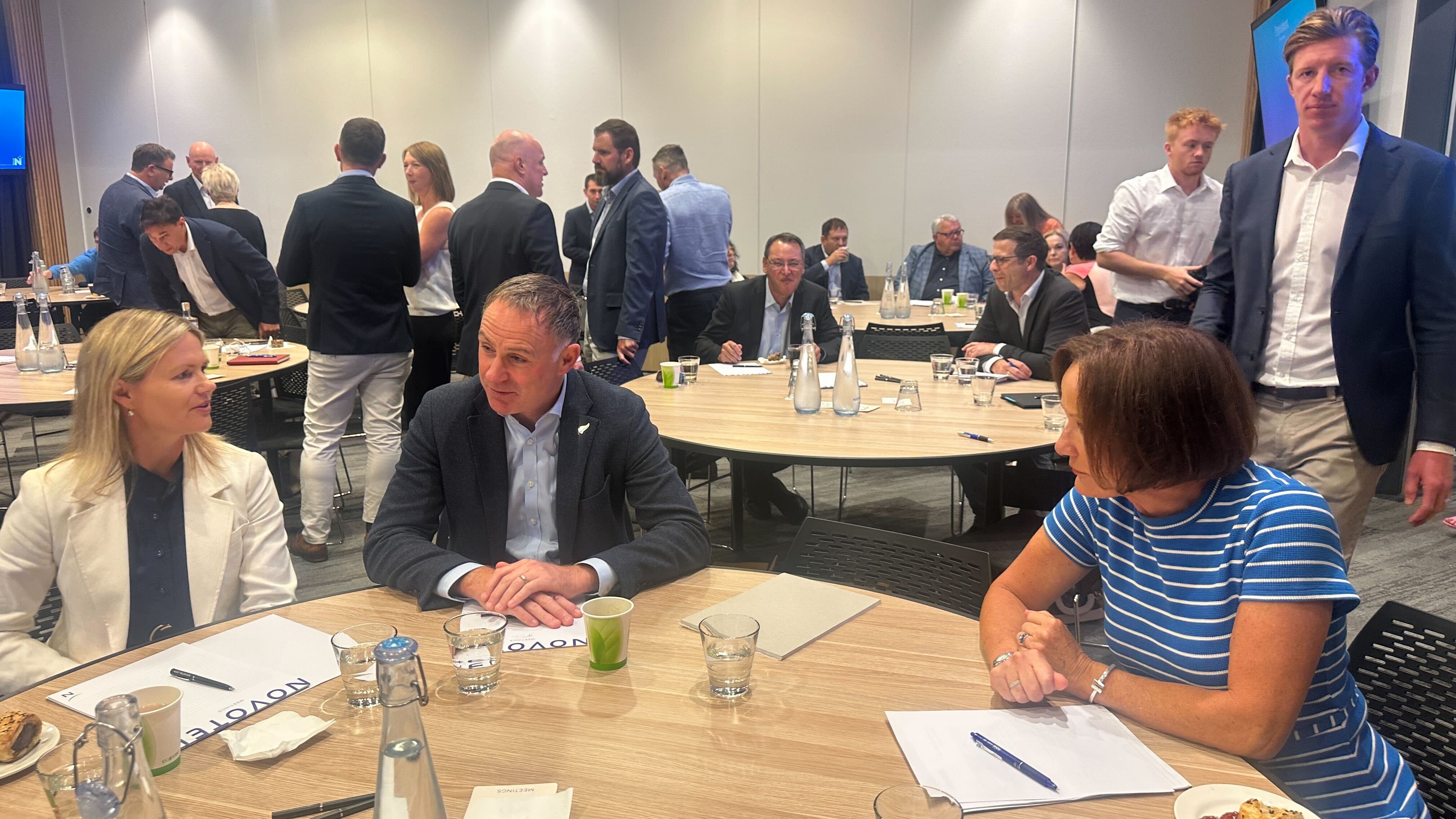 National Party MPs met at the Novotel Hotel in Hamilton. Photo / Jamie Ensor