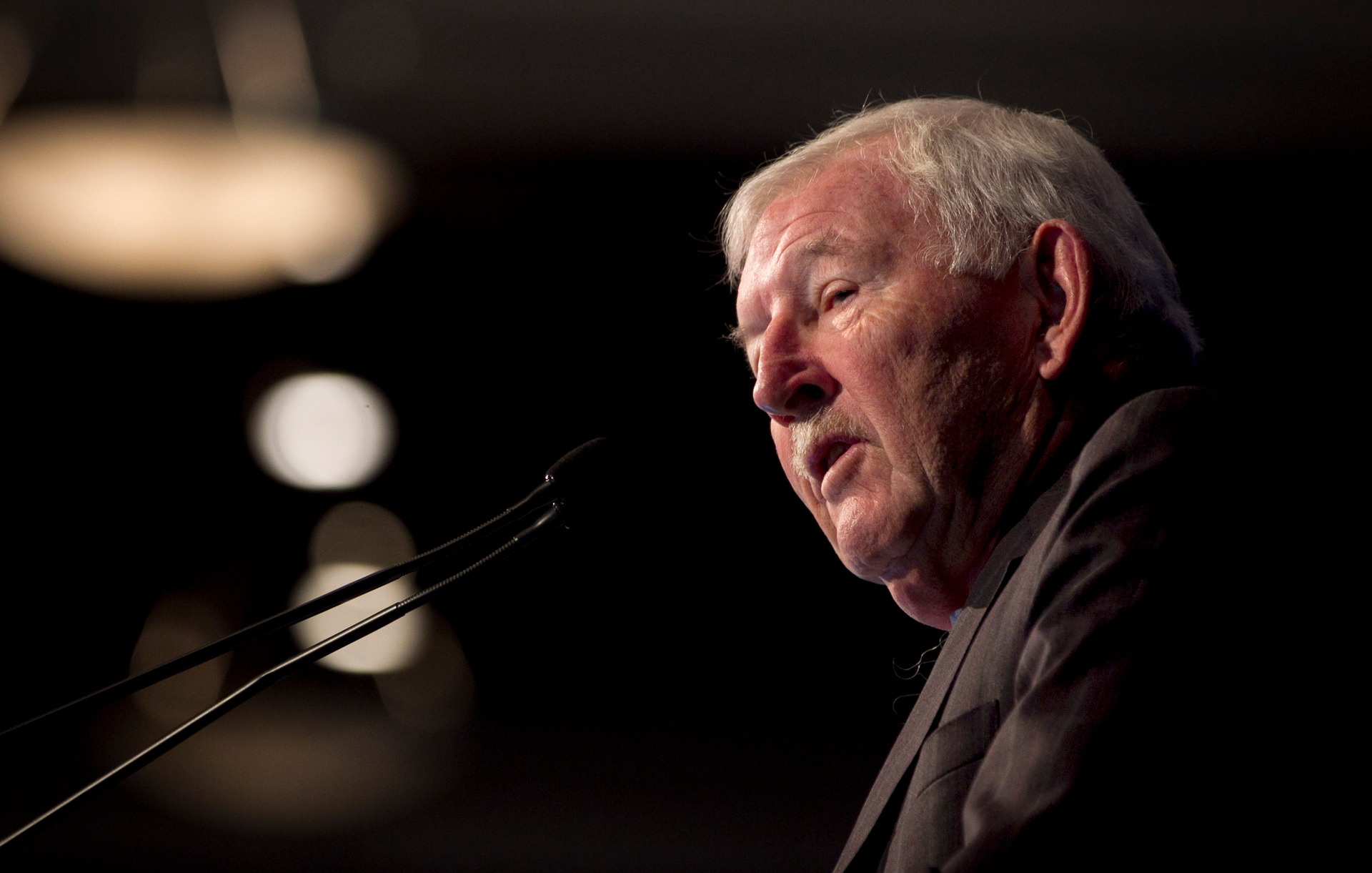 Ron Brierley's reputation is now infamous and his business achievements tainted. Photo / File