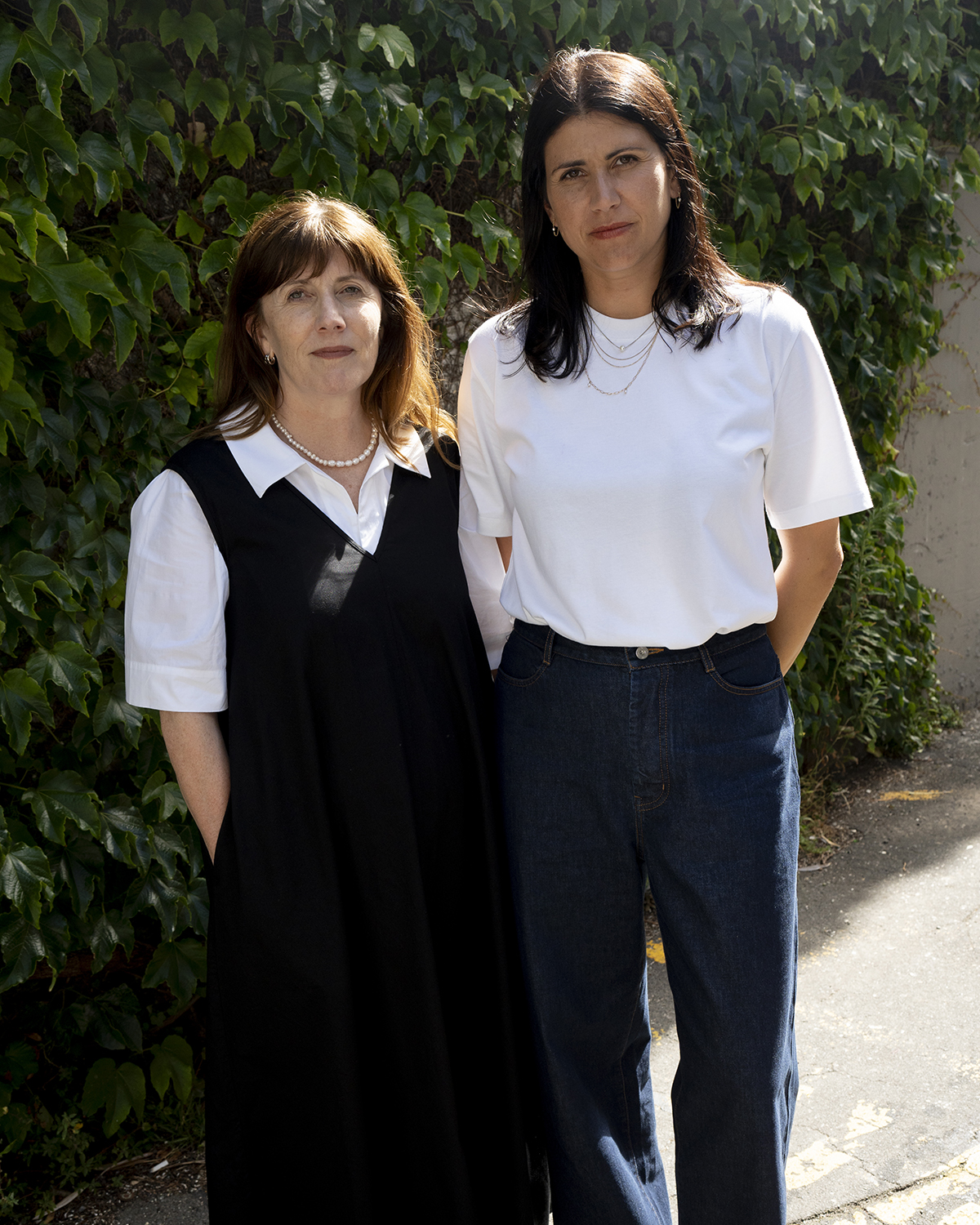 Kowtow managing director Emma Wallace and founder Gosia Piatek. Photo / Jacob Pietras
