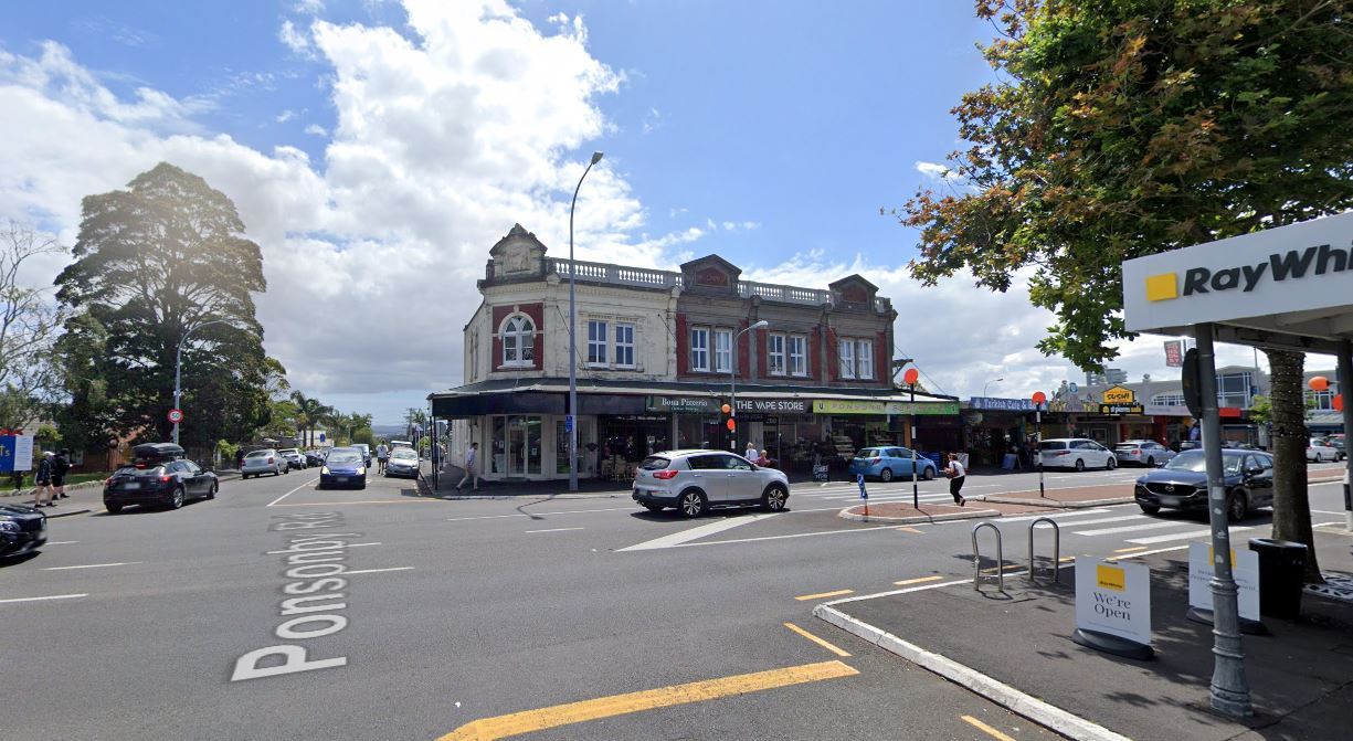 286 Ponsonby Rd: northern end of strip near College Hill Rd. Photo / Google Maps