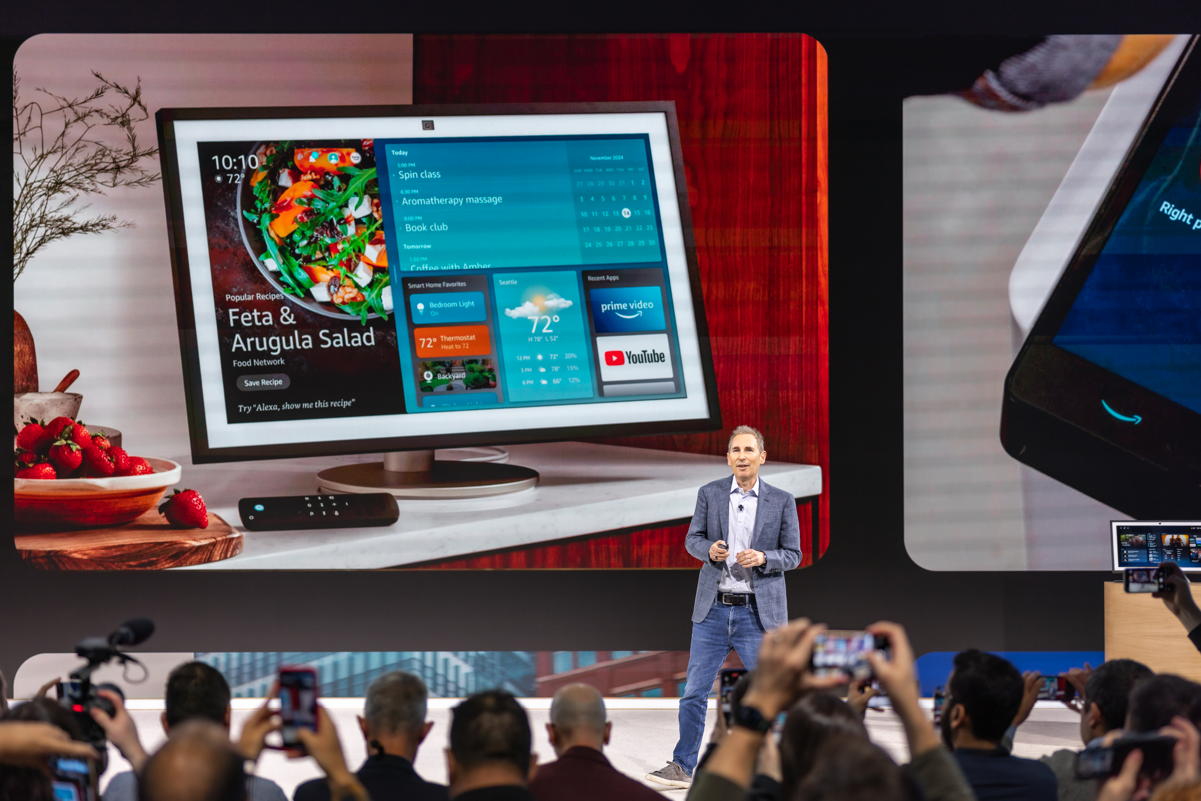 Amazon head of devices Panos Panay at the Alexa+ preview.