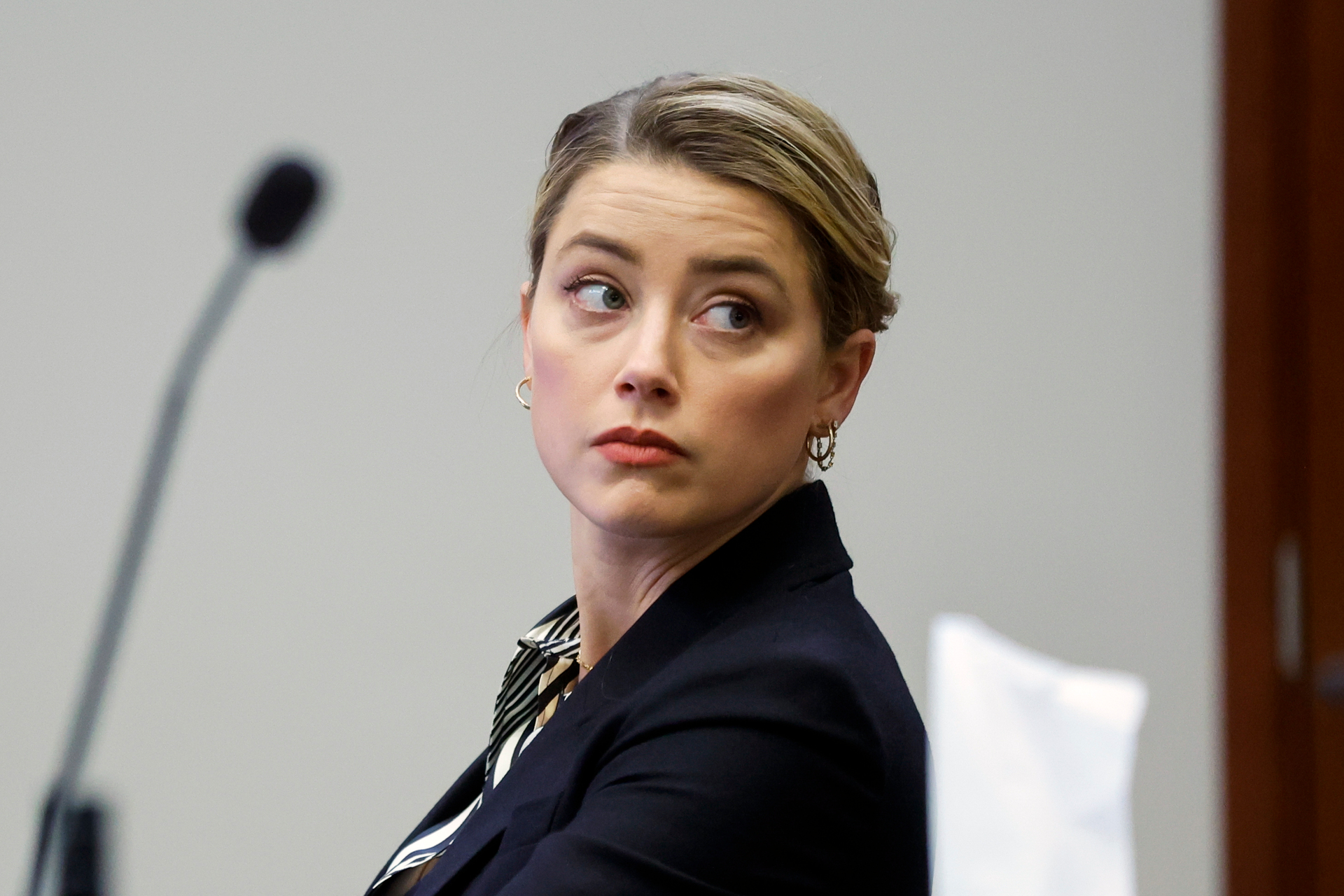 Amber Heard says she doesn't blame the jury for the trial outcome. Photo / AP