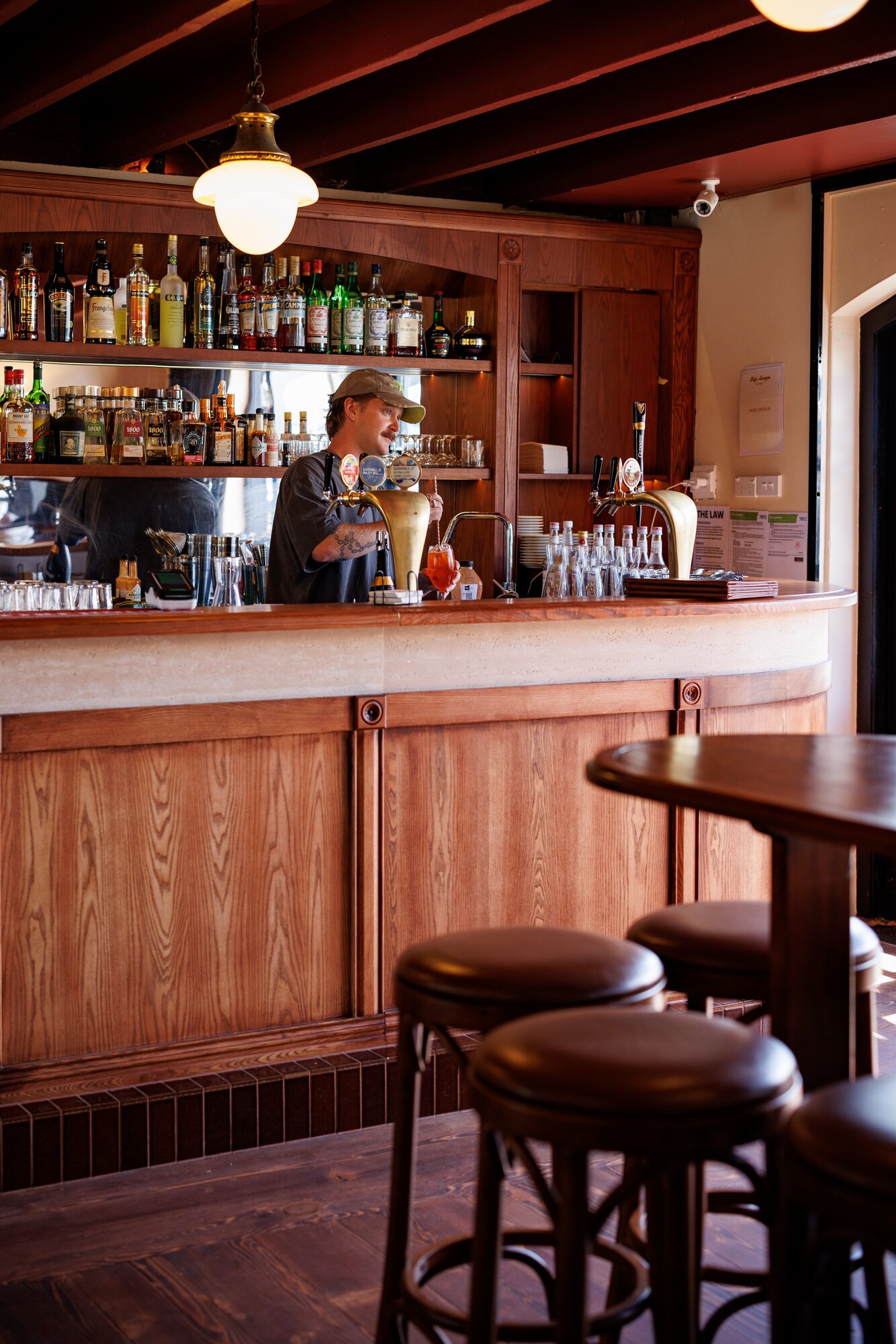 The downstairs bar at Grey Lynn Firehouse. Photo / Babiche Martens