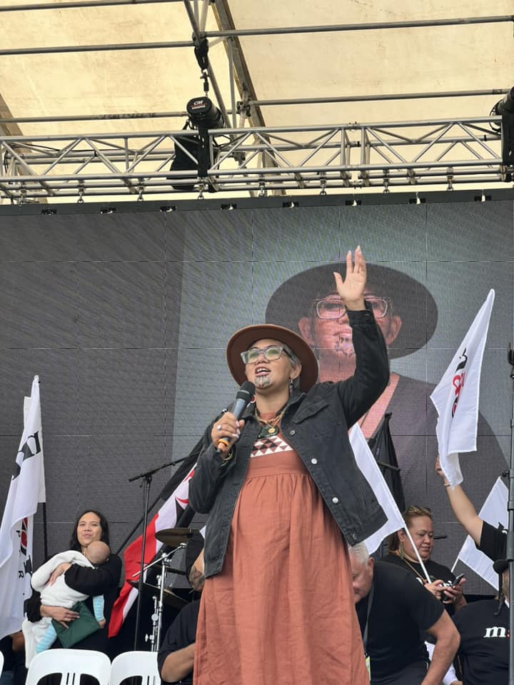 Takutai Moana Kemp at Waitangi@Waititi. Photo / Te Whānau o Waipareira